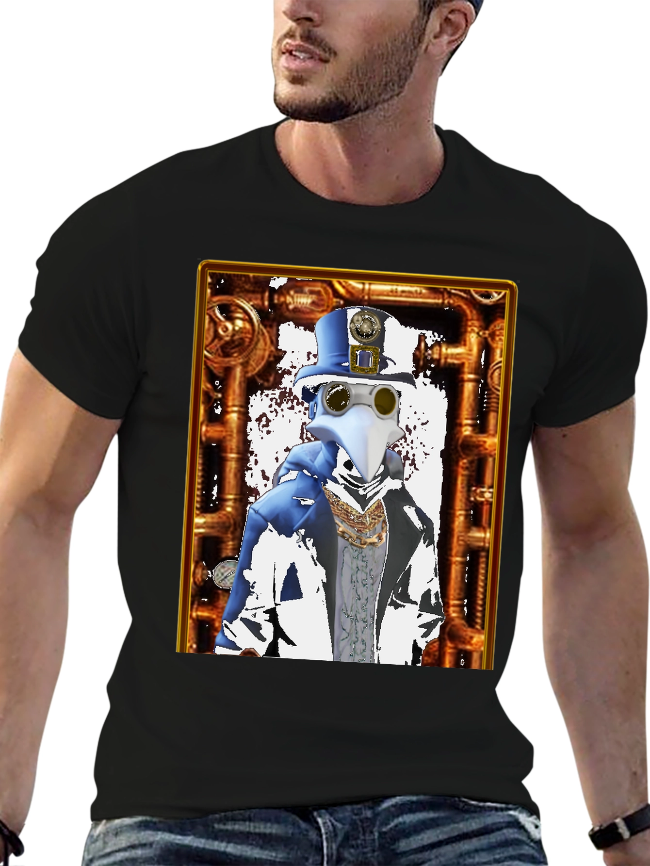 Steampunk Plague Doctor Tee