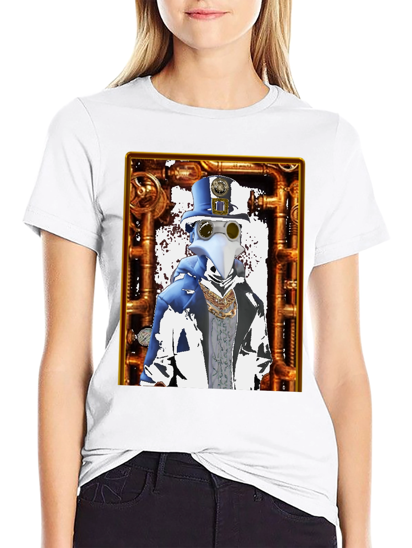 Steampunk Plague Doctor Tee