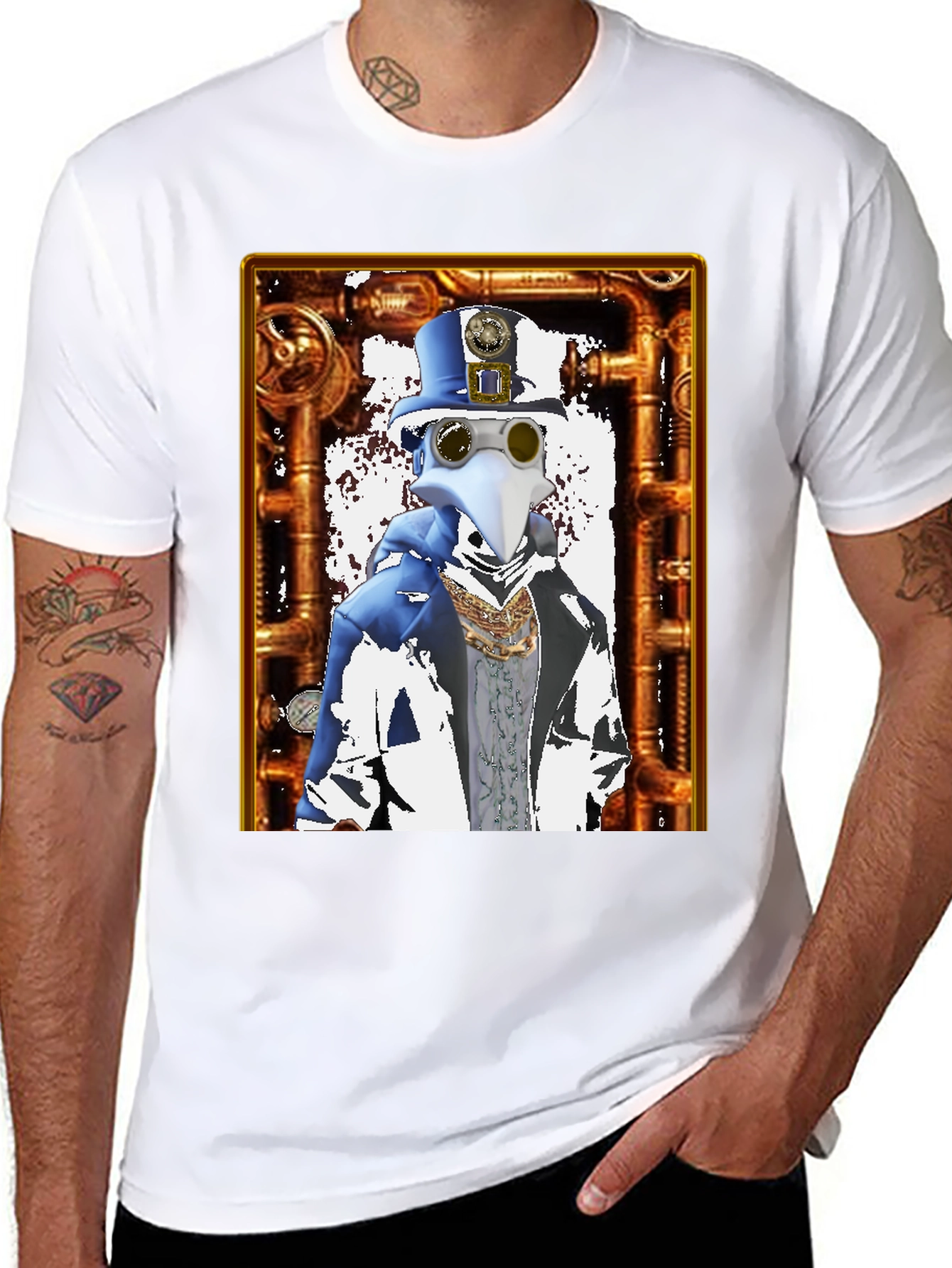 Steampunk Plague Doctor Tee