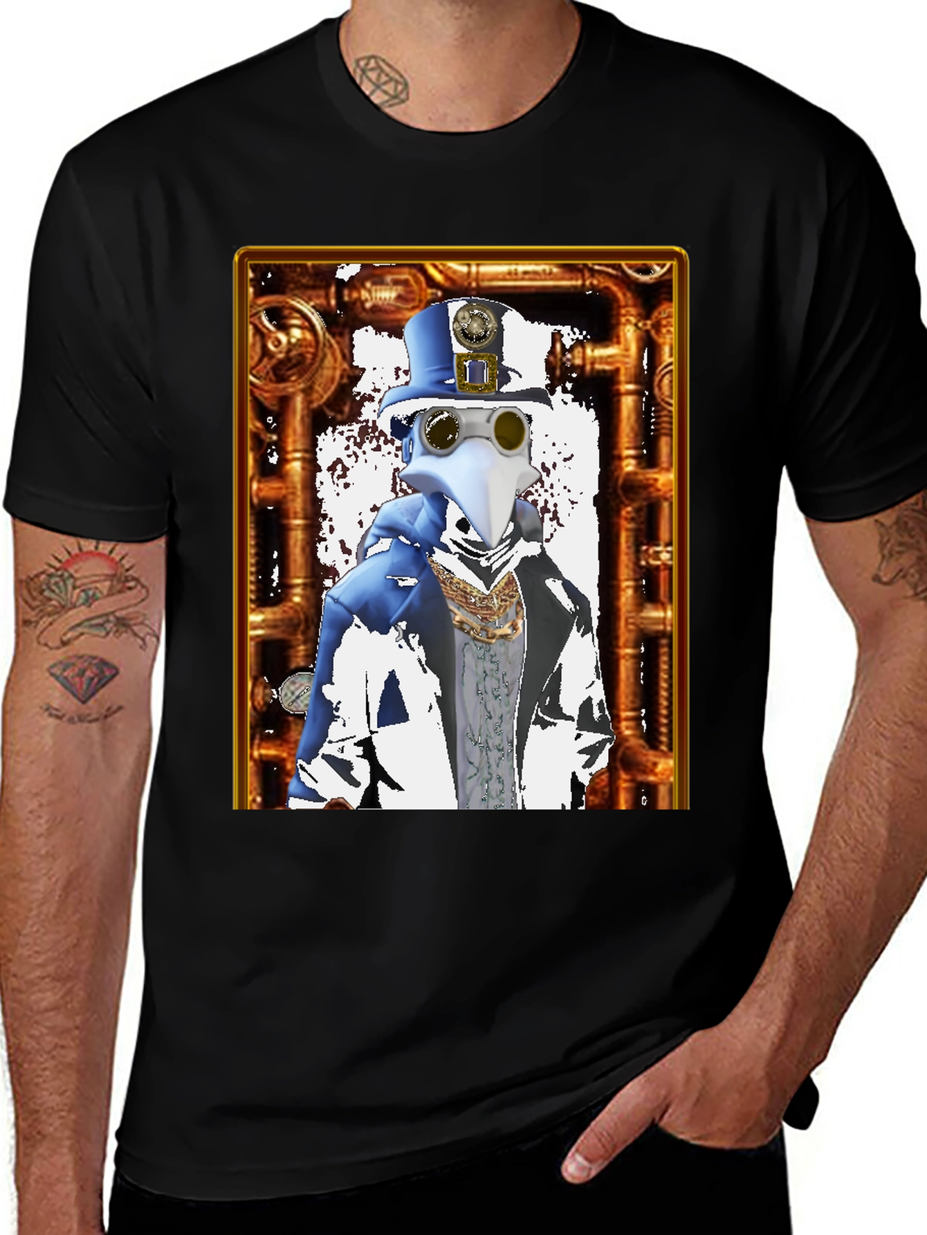 Steampunk Plague Doctor Tee