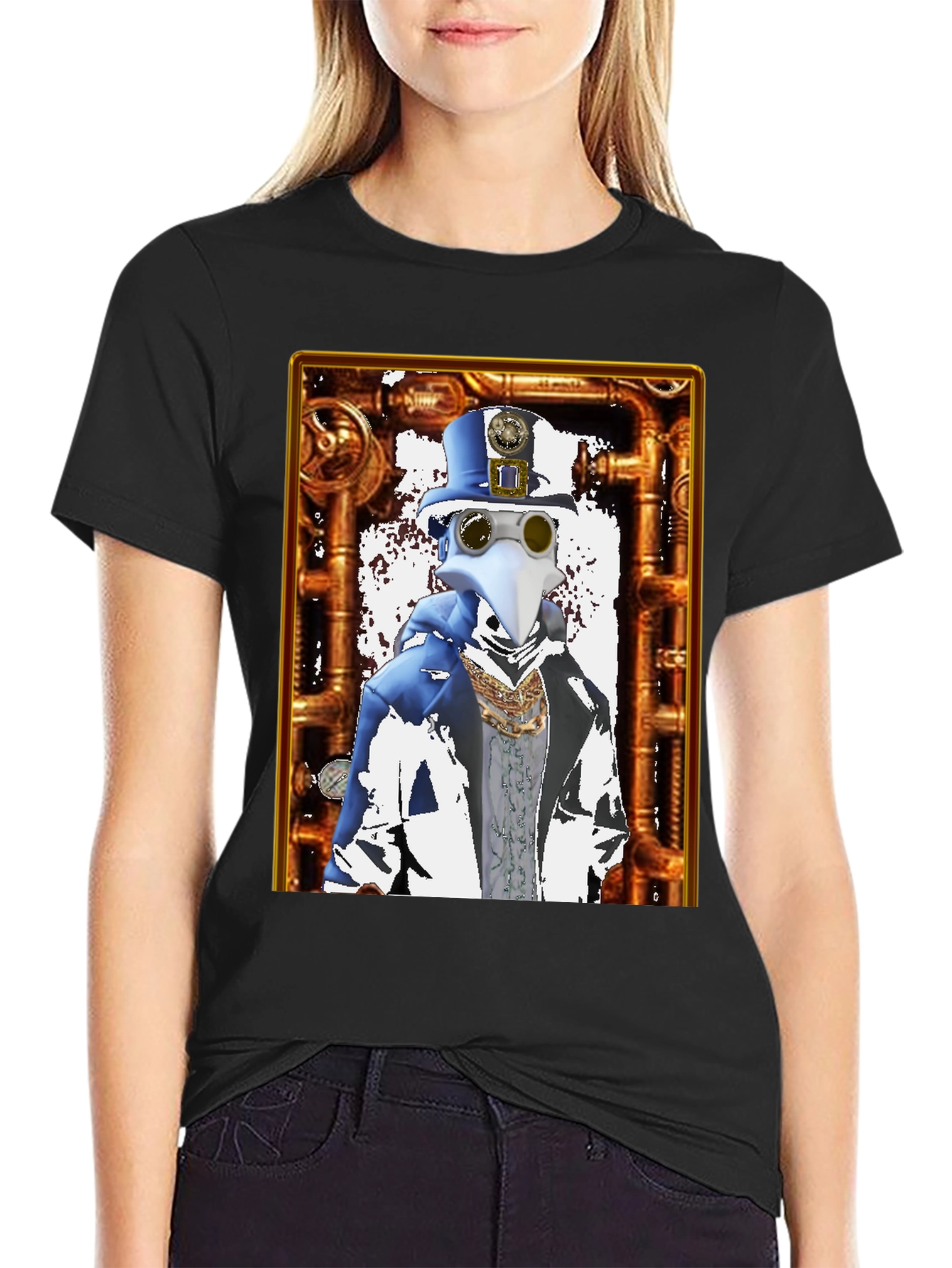 Steampunk Plague Doctor Tee