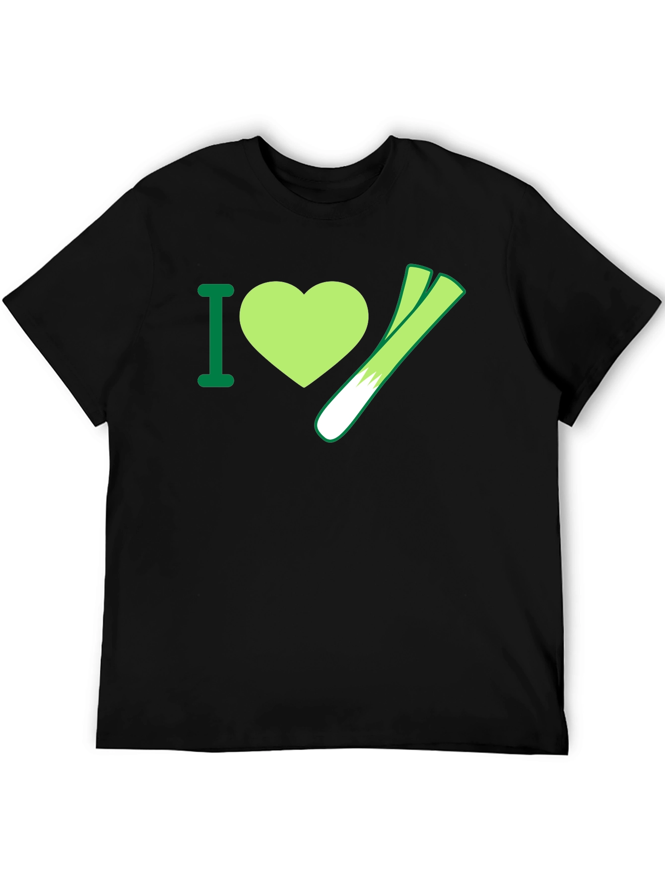 I Heart Leeks T-Shirt - Vegetable Lover Tee