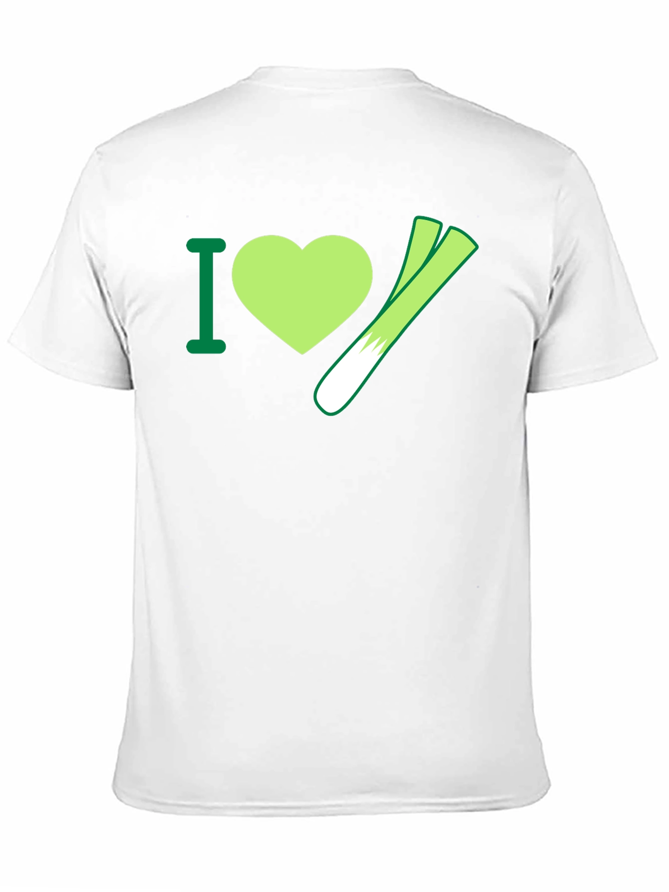 I Heart Leeks T-Shirt - Vegetable Lover Tee
