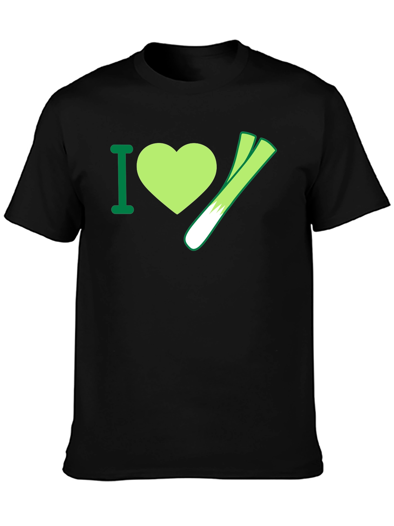I Heart Leeks T-Shirt - Vegetable Lover Tee