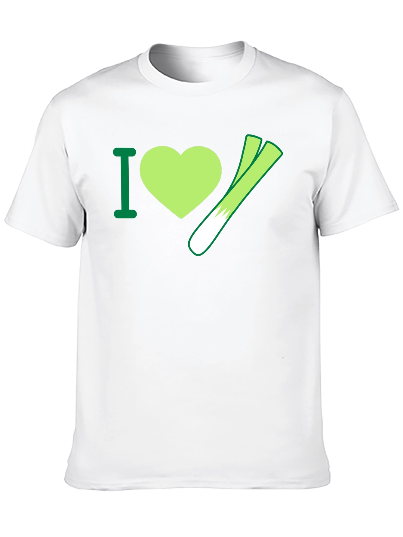 I Heart Leeks T-Shirt - Vegetable Lover Tee