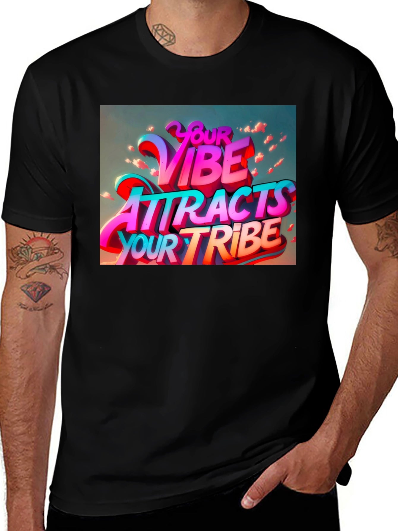 Your Vibe Attracts Your Tribe Graphic Tee