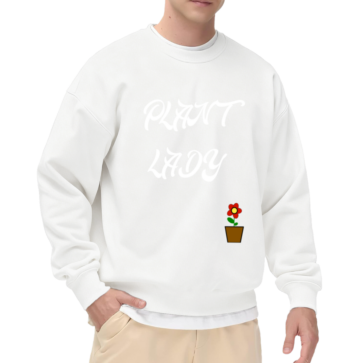 PLANT LADY - Retro Floral Graphic ԲÁìÎÀÒÂ | Unisex Pullover Sweatshirt