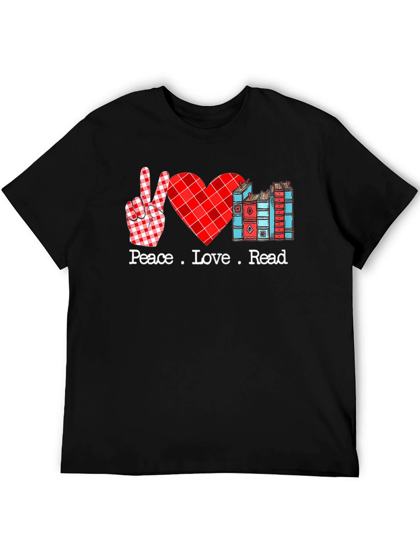 Peace Love Read Graphic Tee