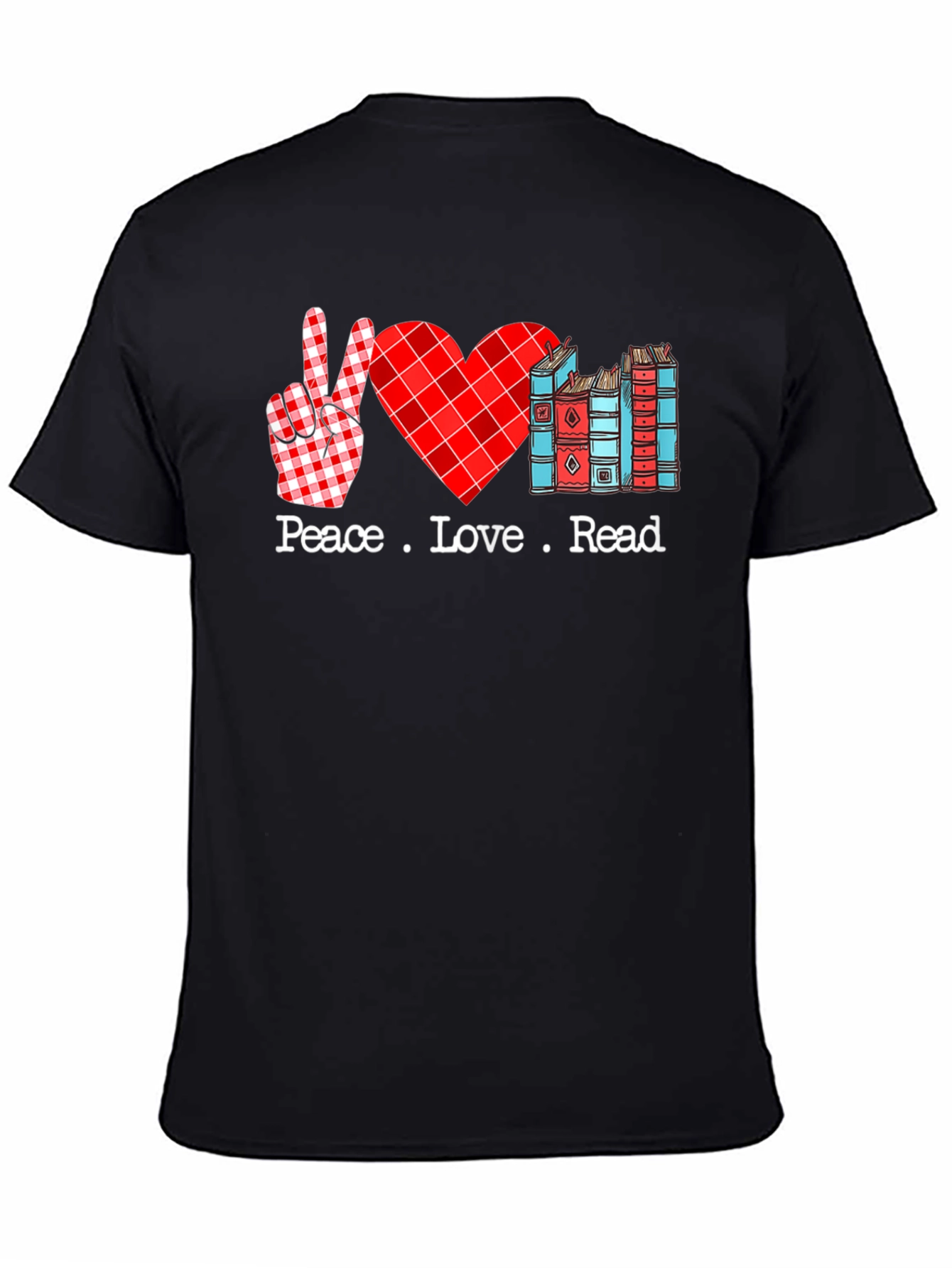 Peace Love Read Graphic Tee
