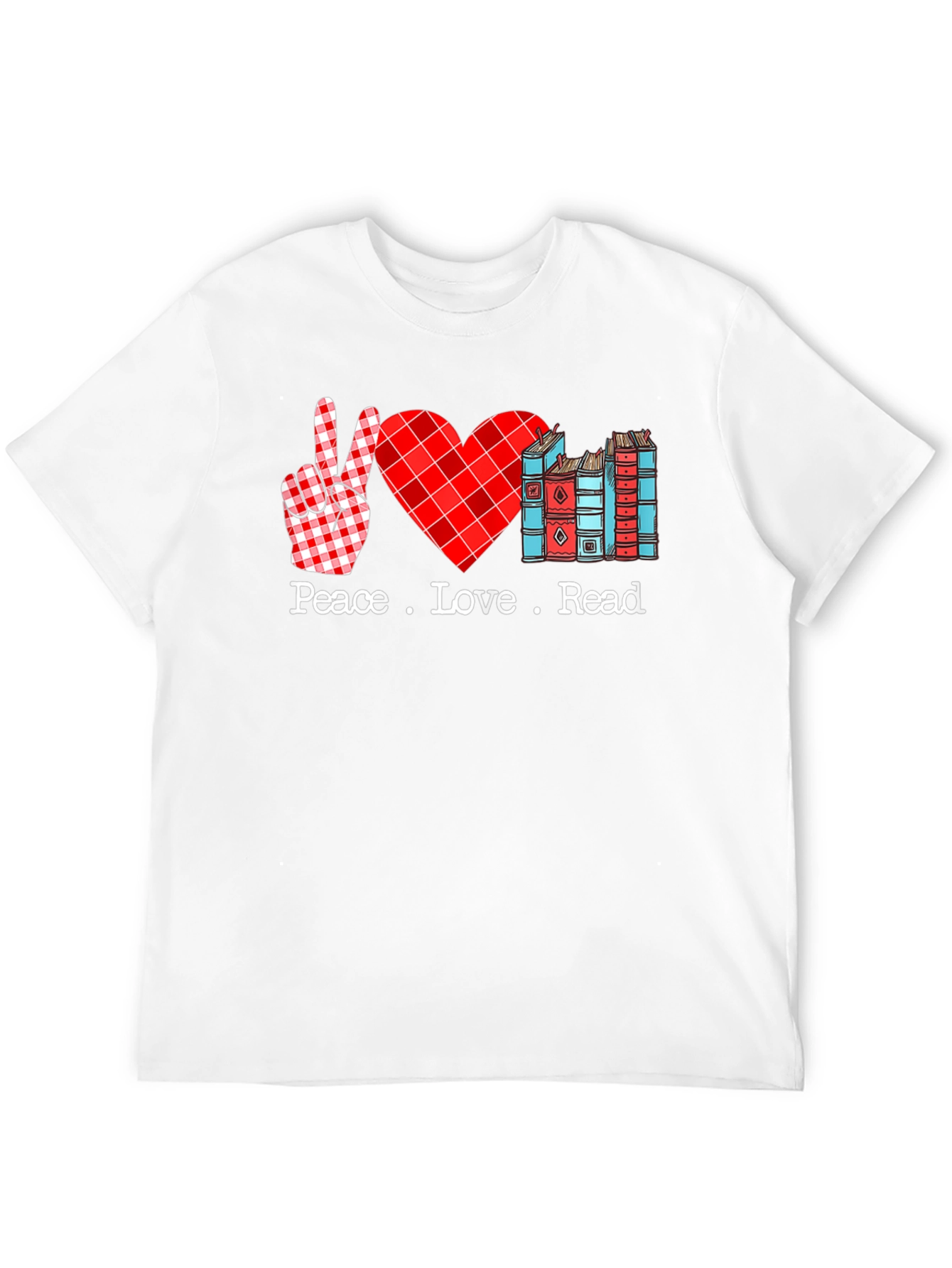 Peace Love Read Graphic Tee