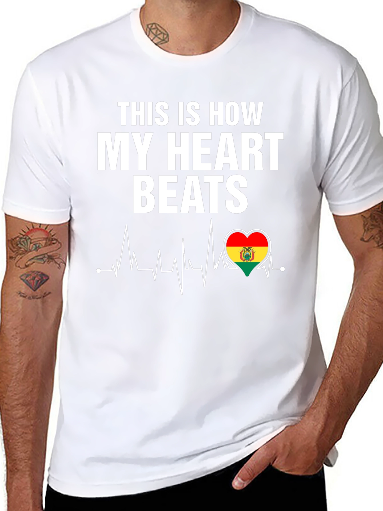 Bolivia Heartbeat T-Shirt
