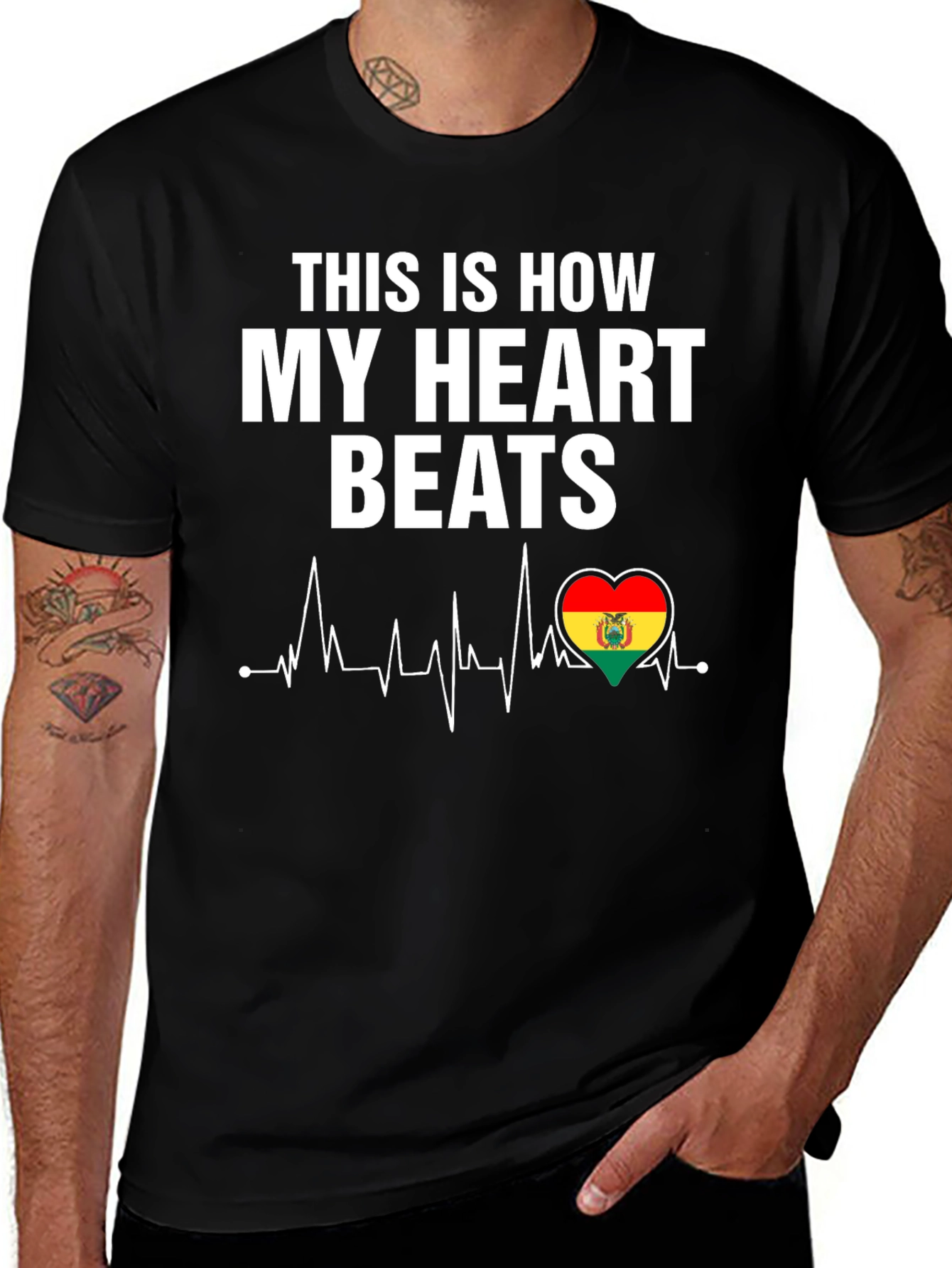 Bolivia Heartbeat T-Shirt
