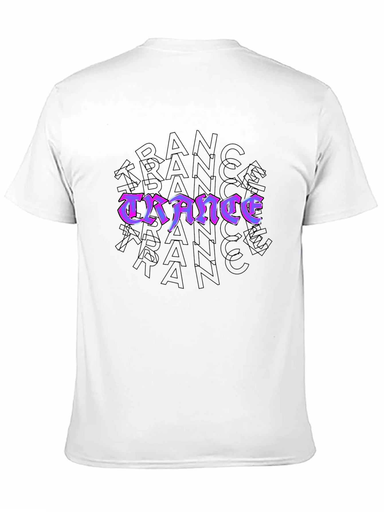 Trance Music Fan Graphic T-Shirt - Black