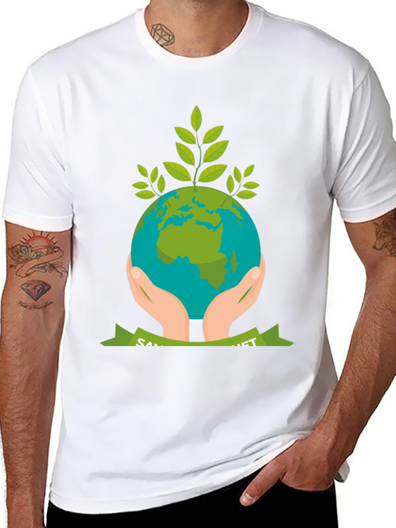 Eco-Friendly Save Planet Earth T-Shirt
