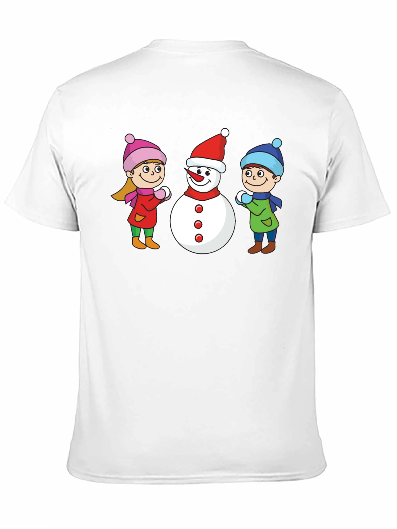 Winter Fun T-Shirt: Snowman & Kids Graphic Tee