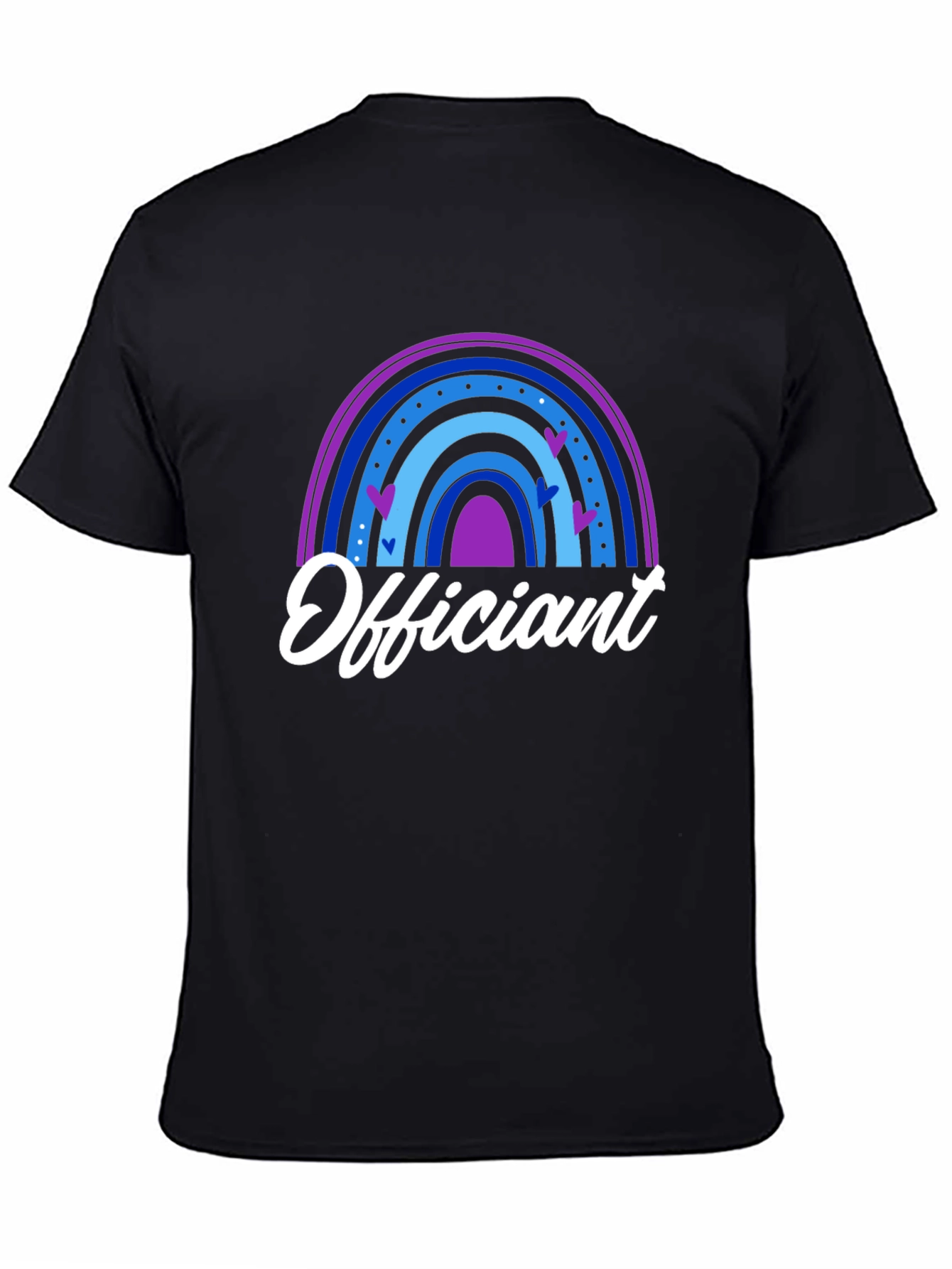 Officiant Rainbow Heart T-Shirt