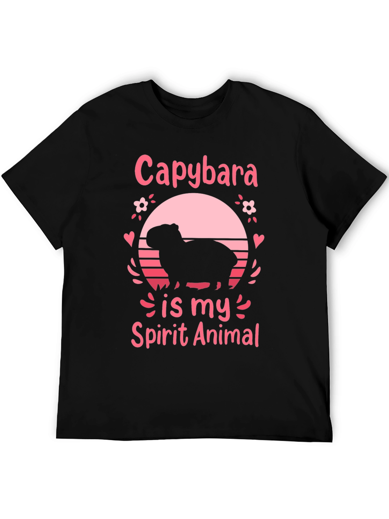 Capybara Spirit Animal Graphic T-Shirt