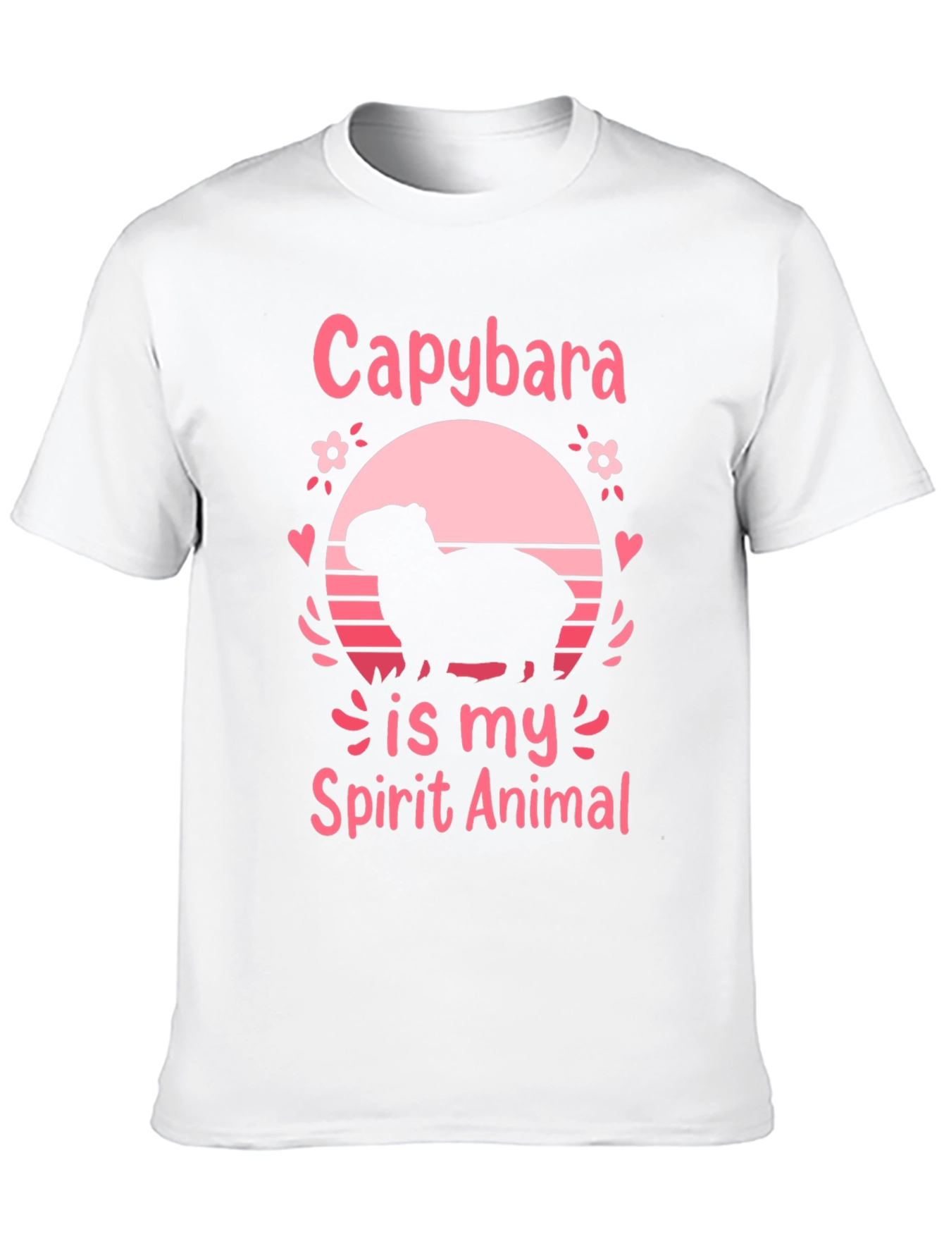 Capybara Spirit Animal Graphic T-Shirt