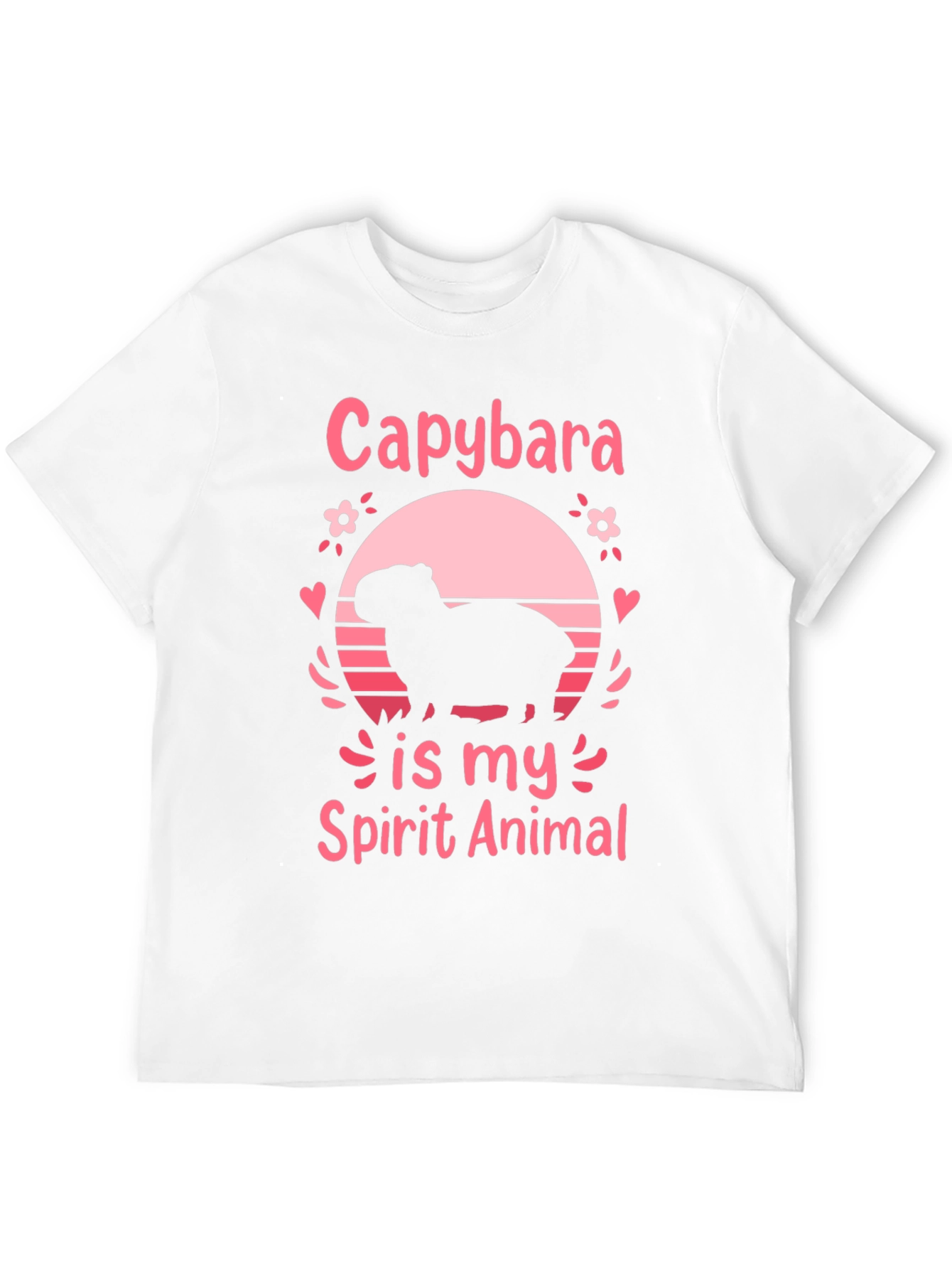 Capybara Spirit Animal Graphic T-Shirt