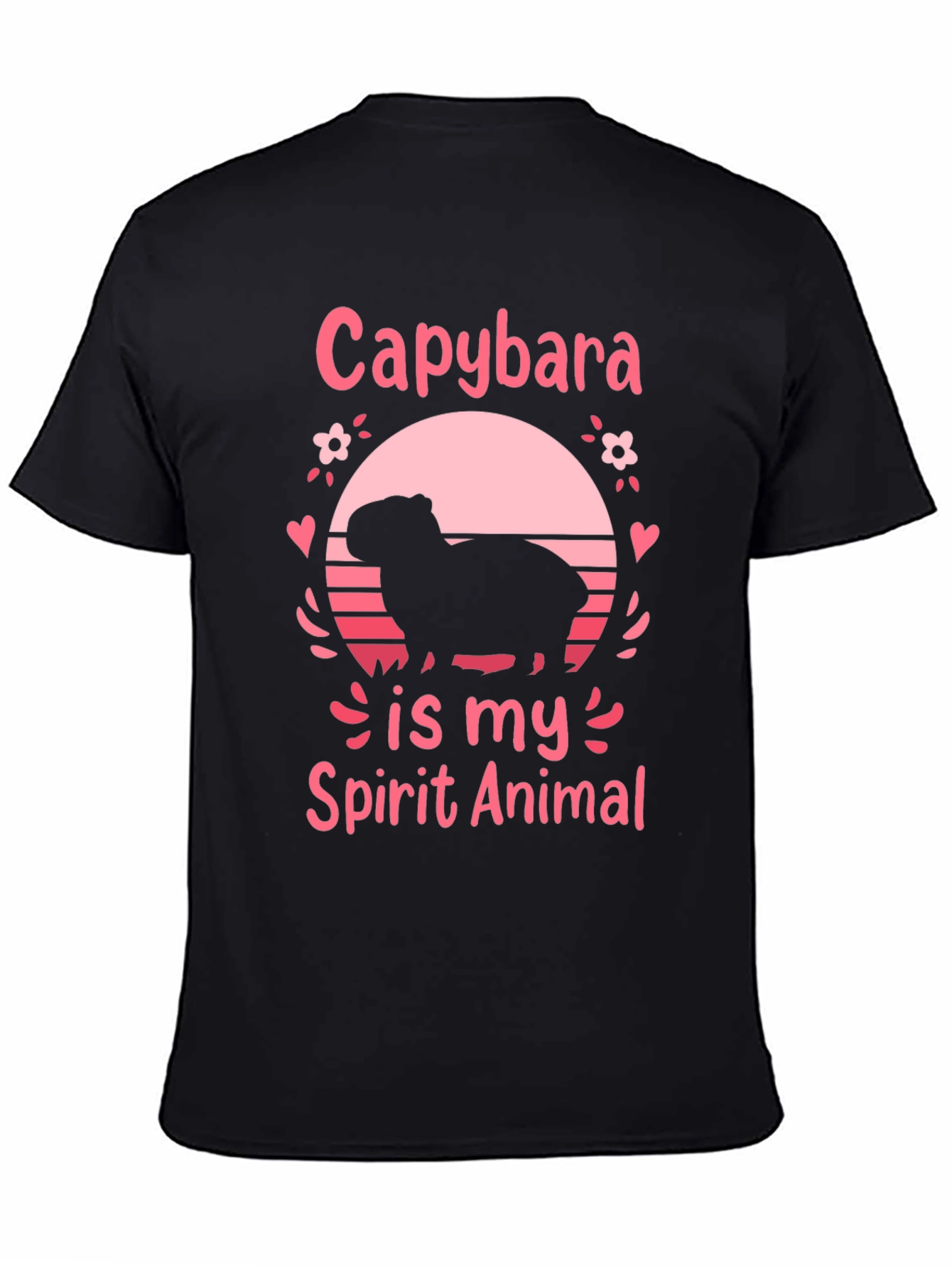 Capybara Spirit Animal Graphic T-Shirt