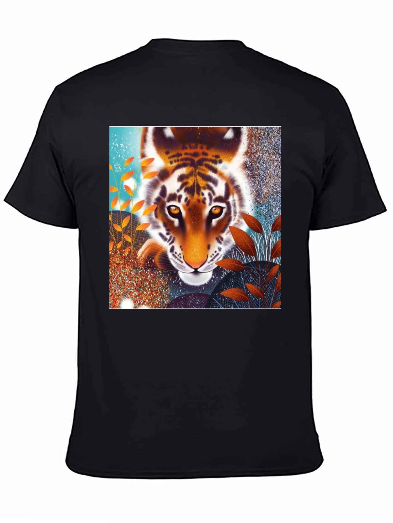 Tiger Graphic Black T-Shirt