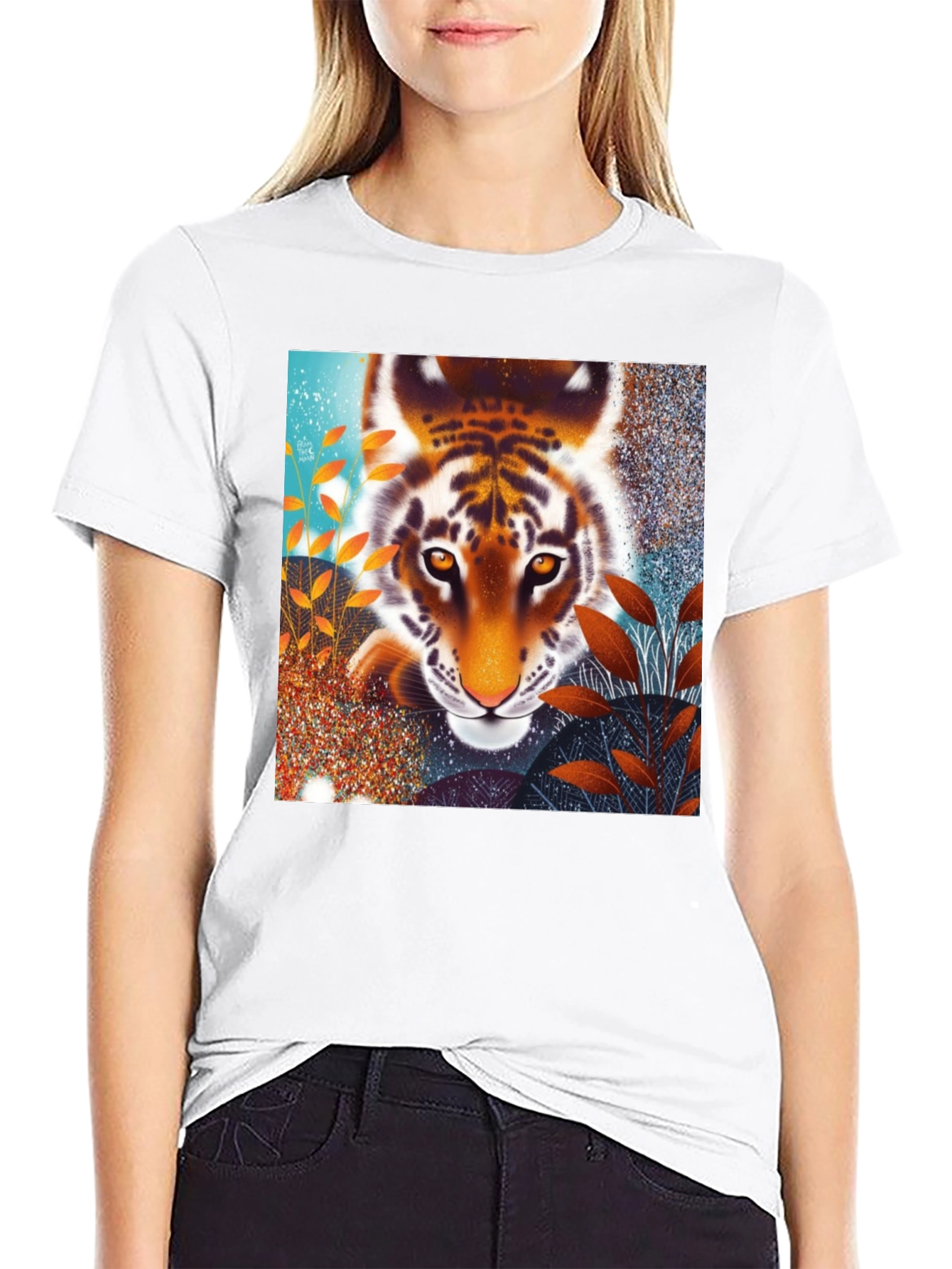 Tiger Graphic Black T-Shirt