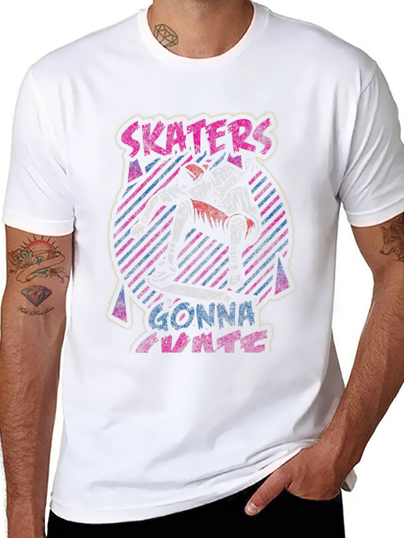 Skaters Gonna Skate Graphic Tee