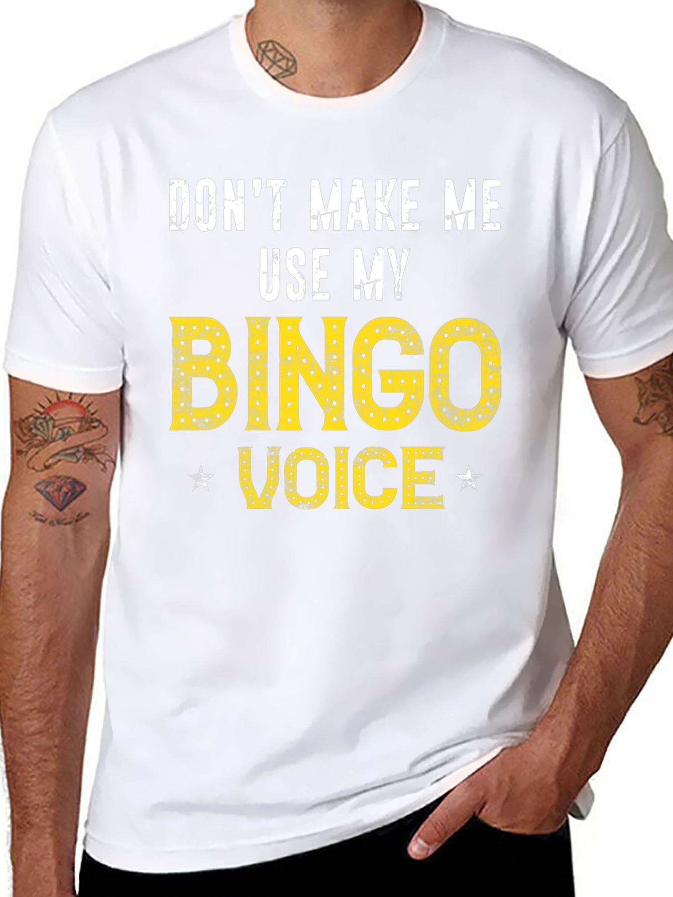 Dont Make Me Use My Bingo Voice T-Shirt