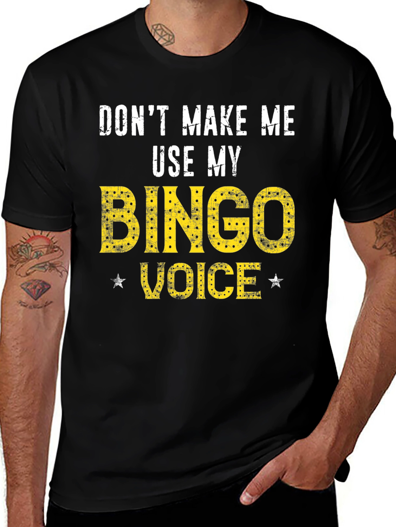 Dont Make Me Use My Bingo Voice T-Shirt