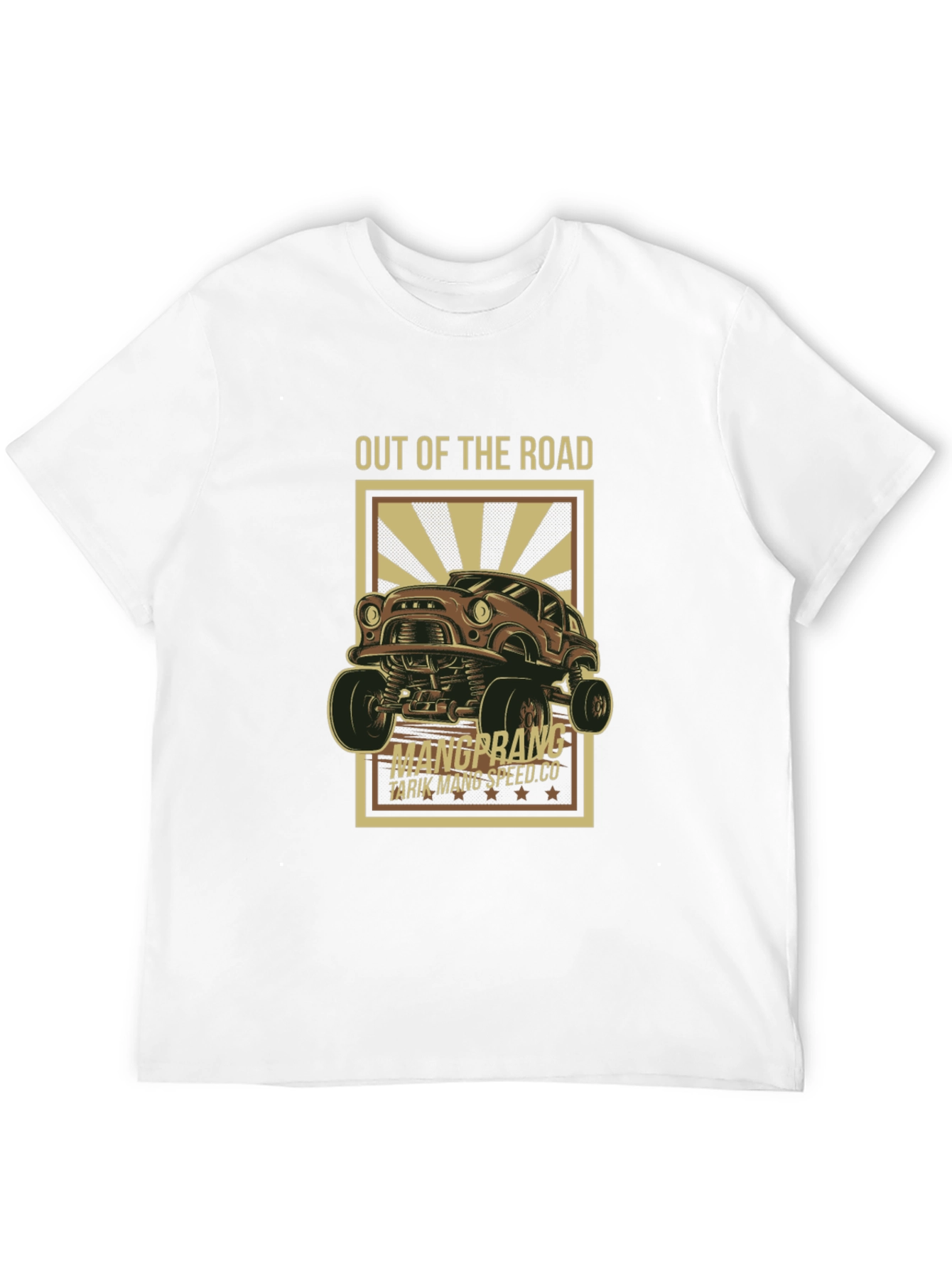 Out of the Road Monster Truck Graphic Tee