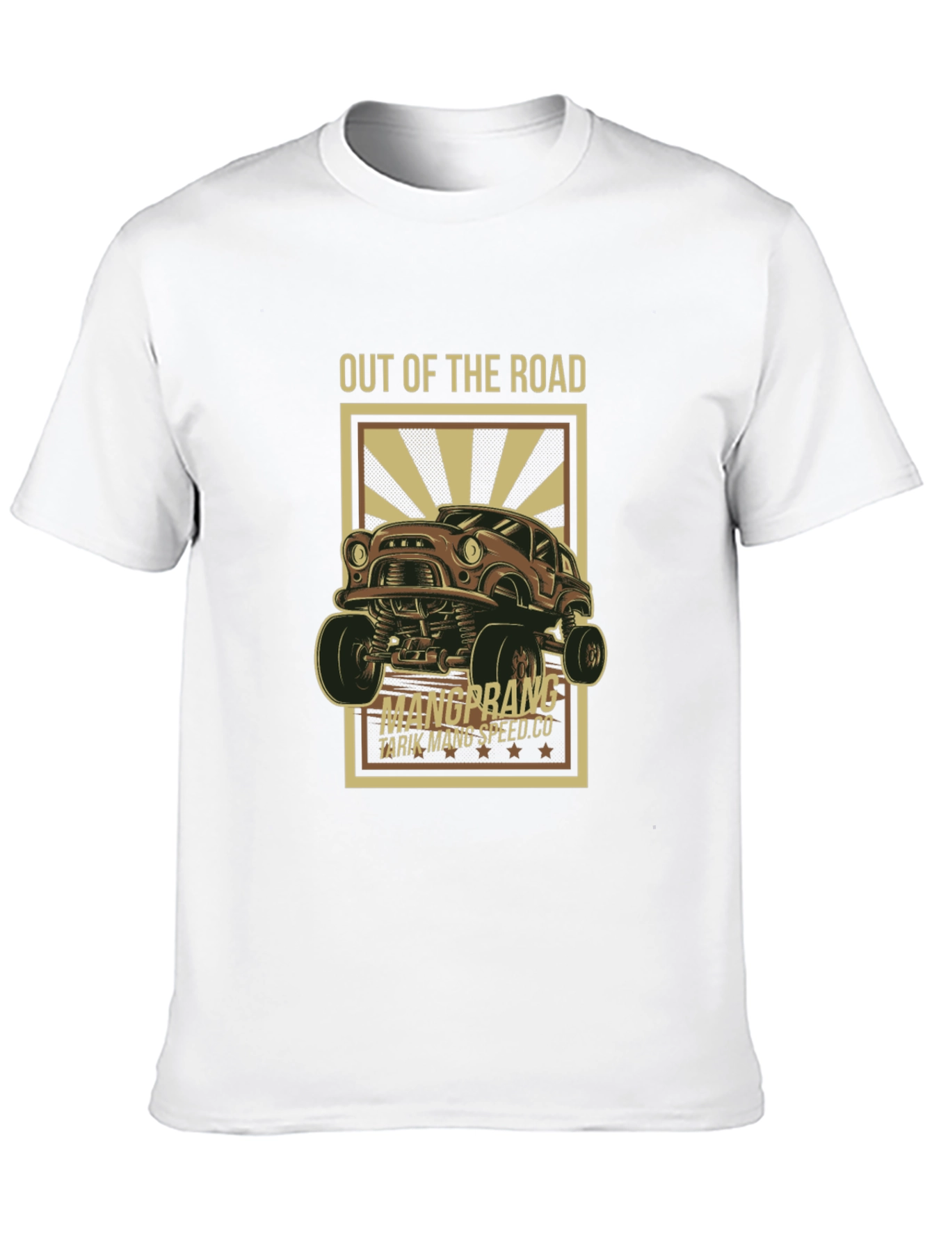 Out of the Road Monster Truck Graphic Tee