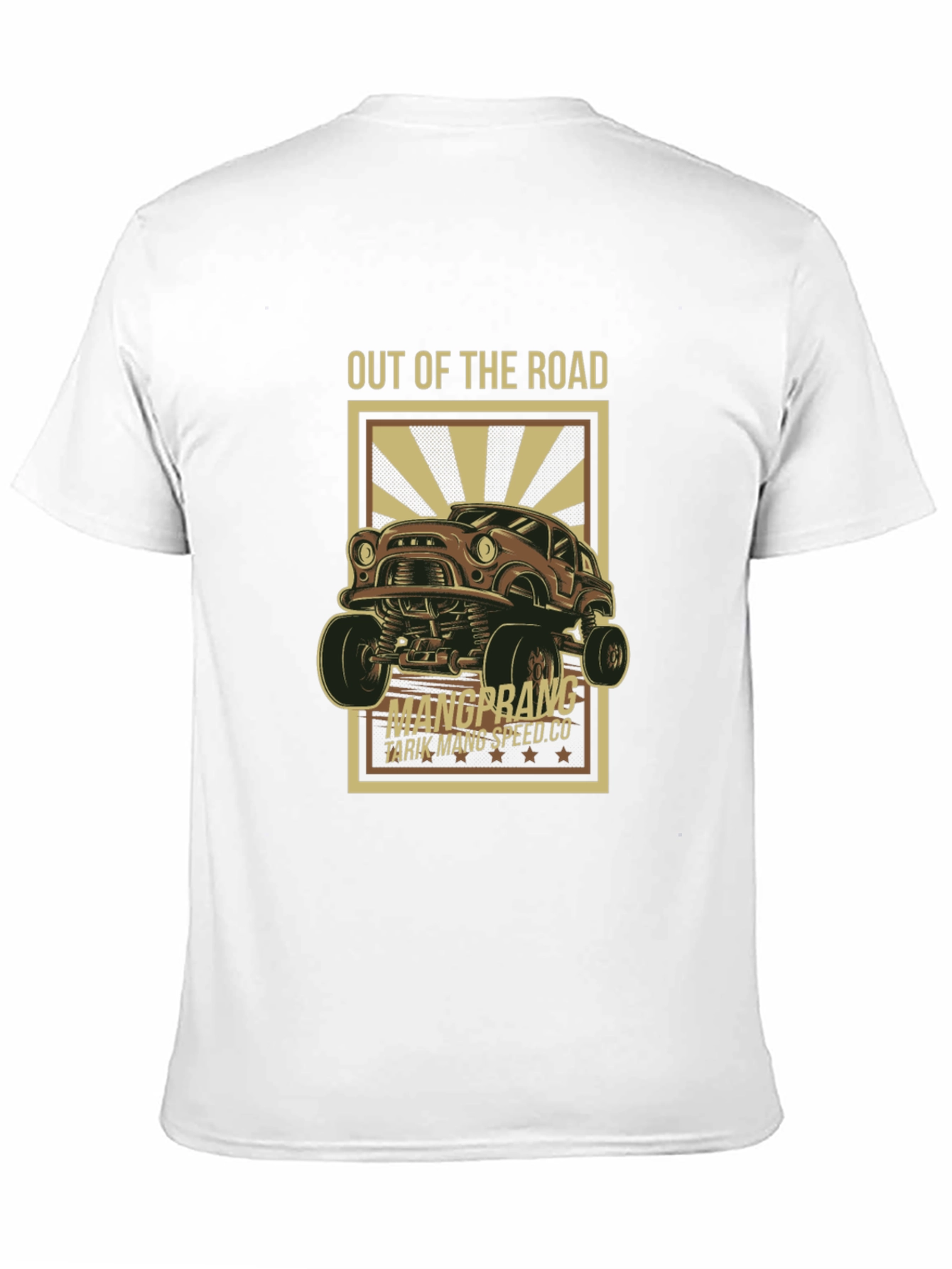 Out of the Road Monster Truck Graphic Tee