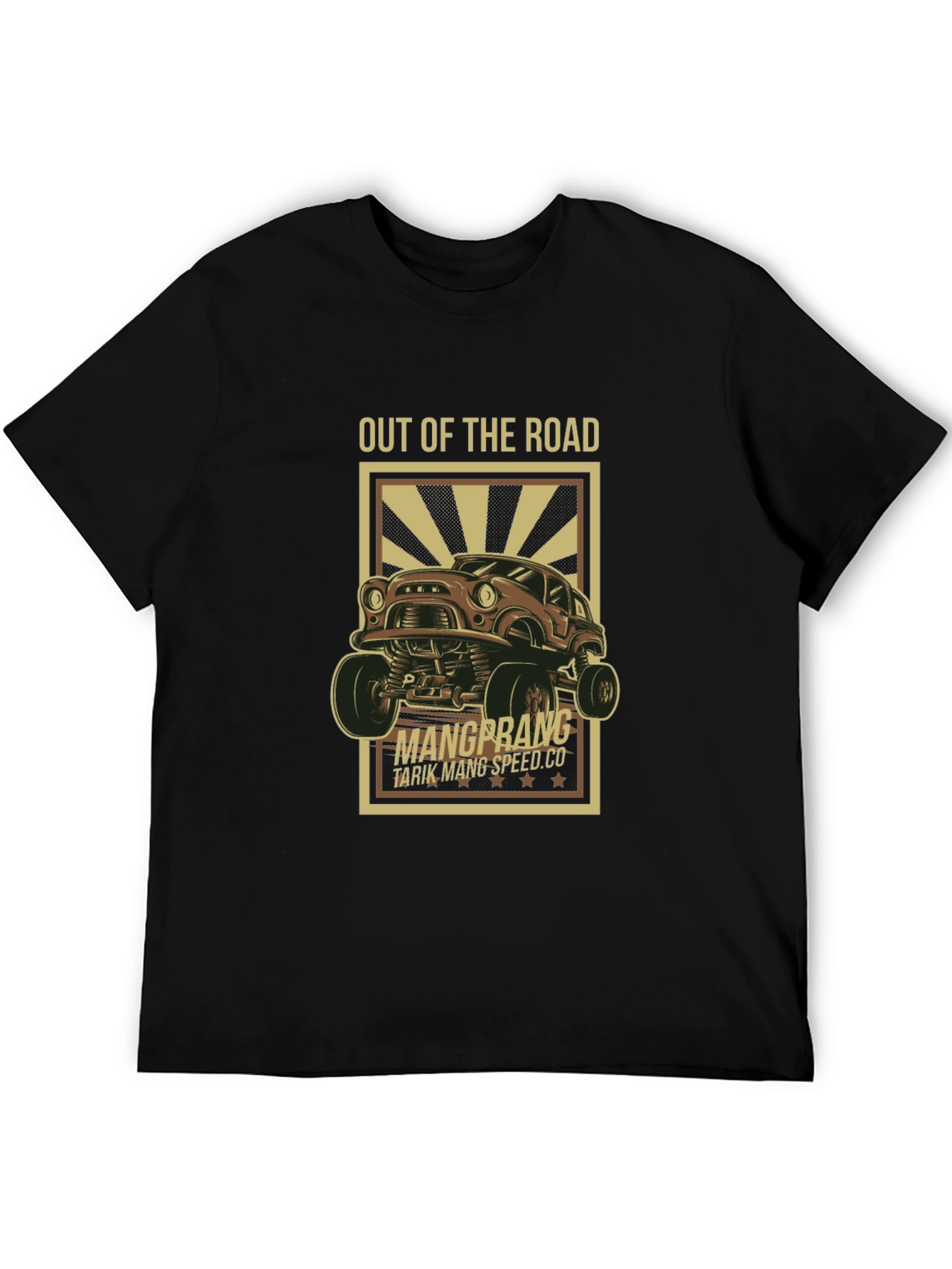 Out of the Road Monster Truck Graphic Tee