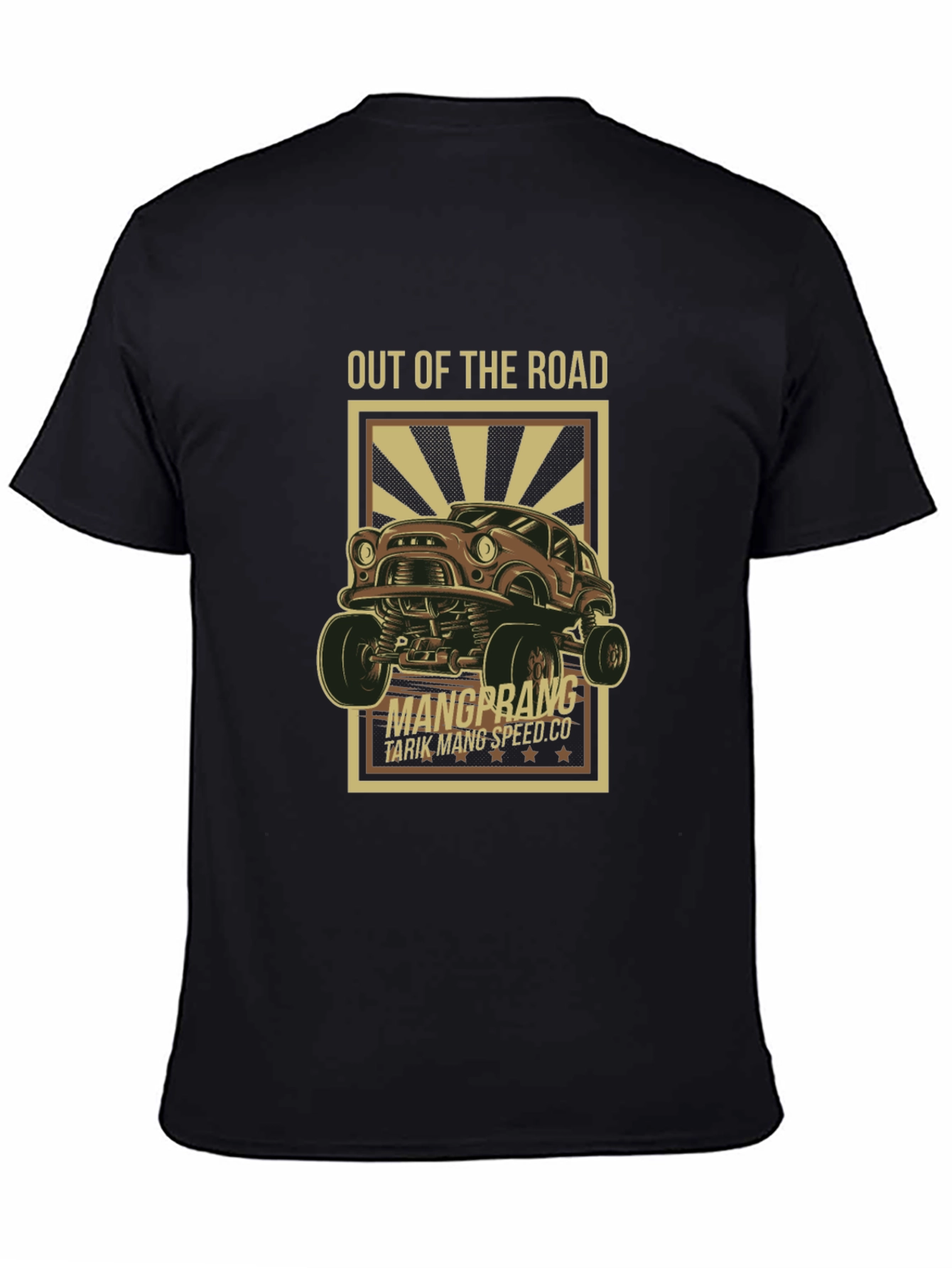 Out of the Road Monster Truck Graphic Tee