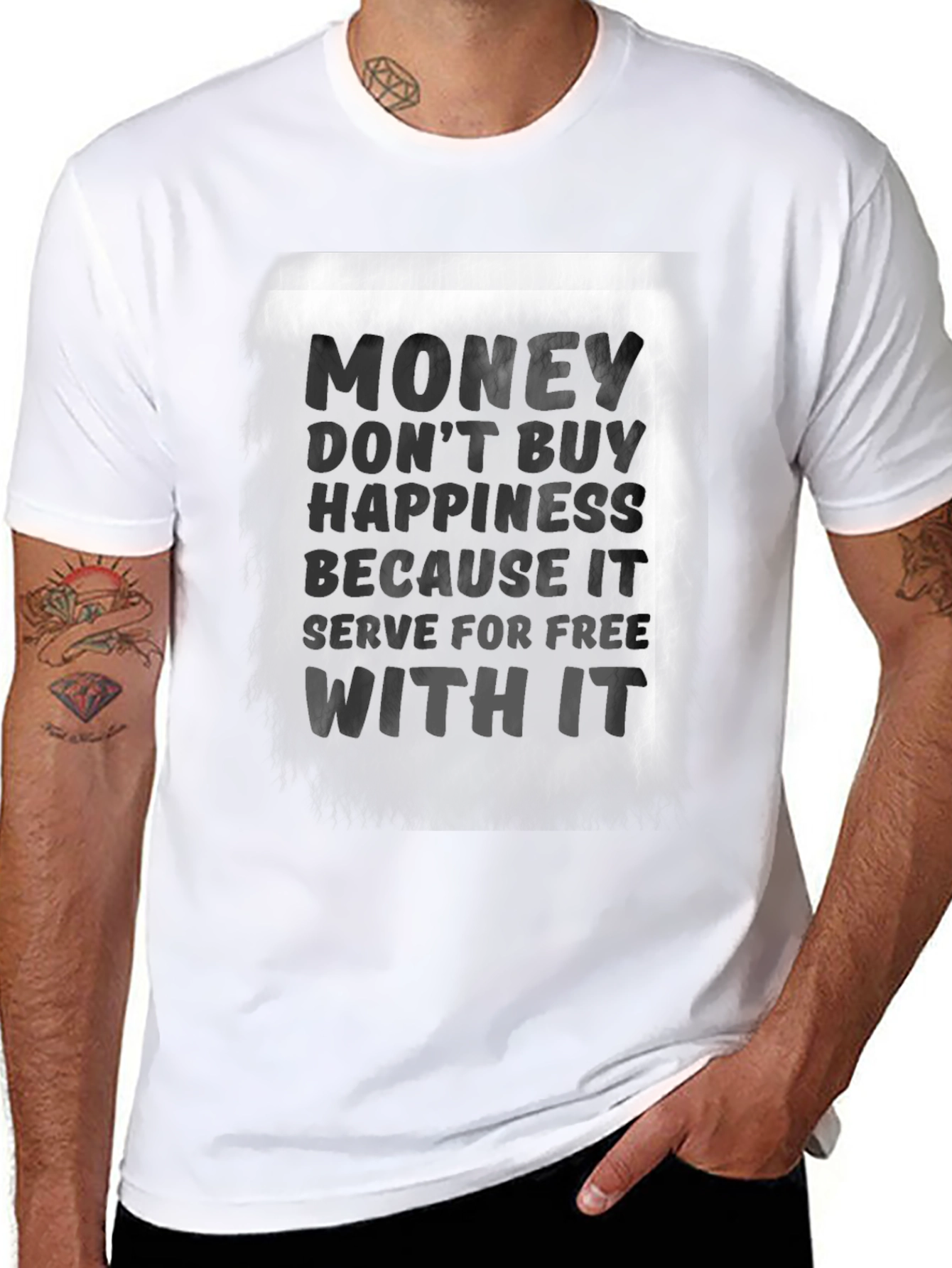 Money Doesnt Buy Happiness T-Shirt