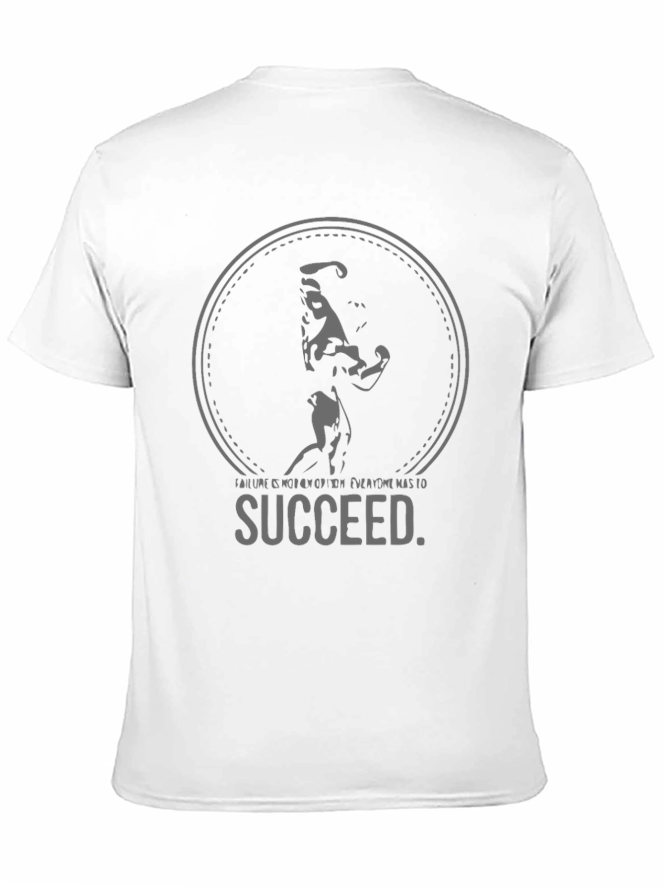 Motivational Bodybuilder T-Shirt: Failure is Not An Option