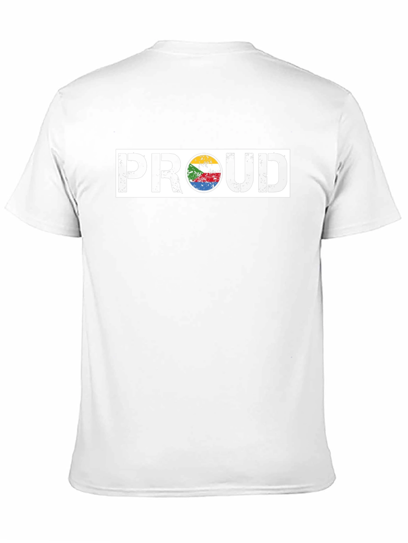 Proud Comoros Flag T-Shirt Black