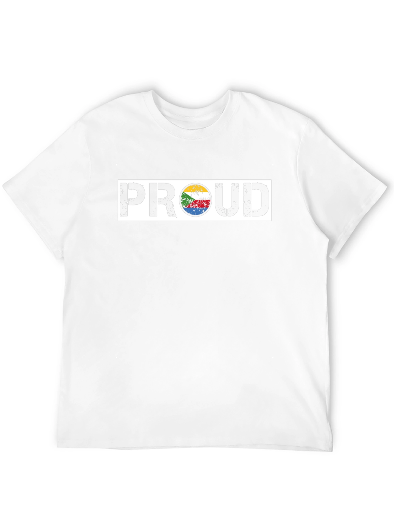 Proud Comoros Flag T-Shirt Black