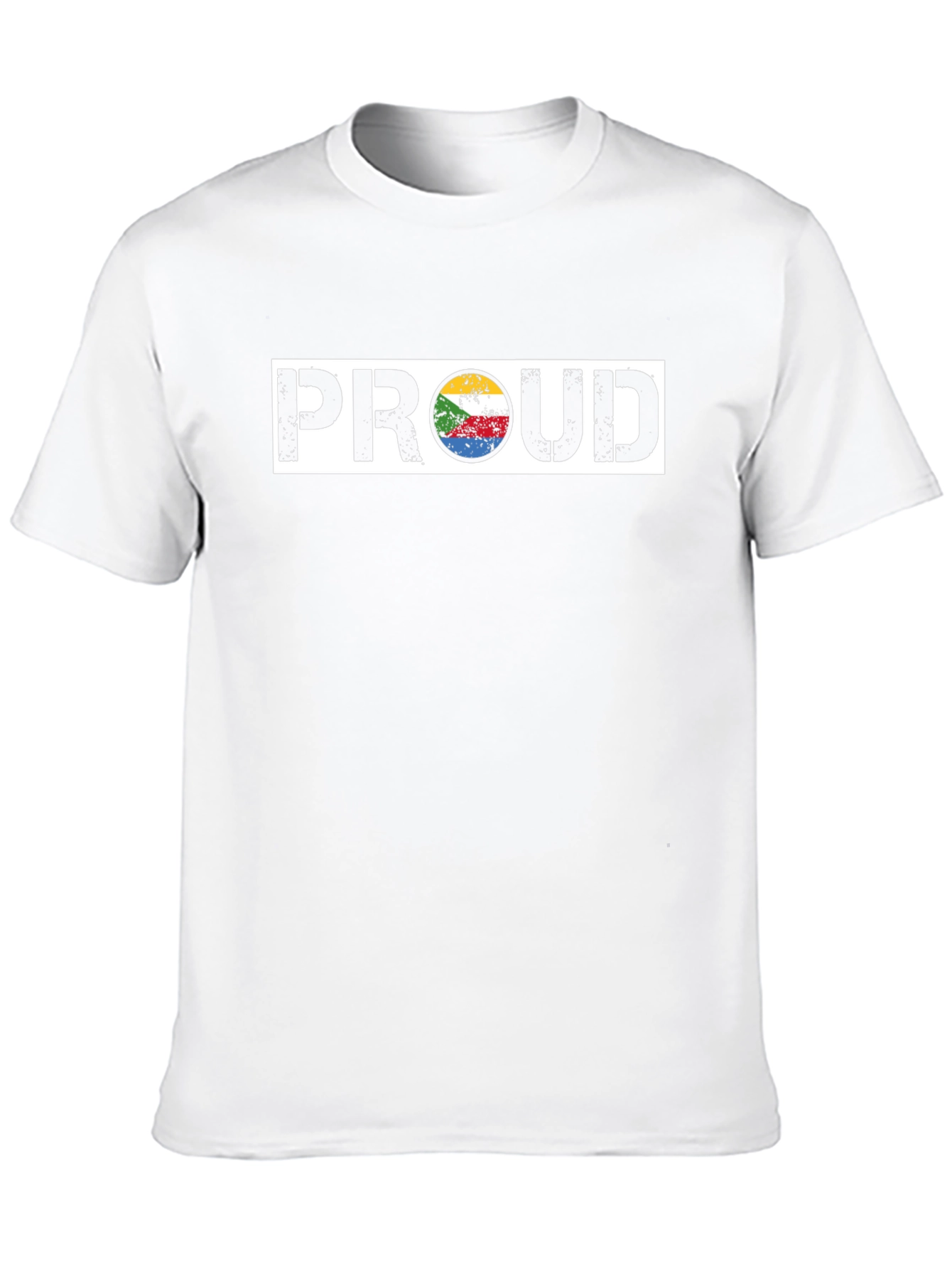 Proud Comoros Flag T-Shirt Black