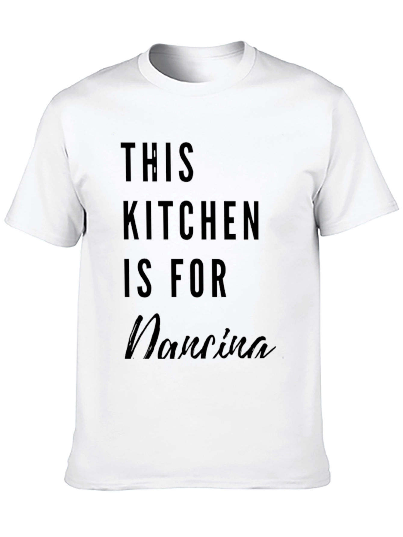 This Kitchen Is For Nanina - Black Tee