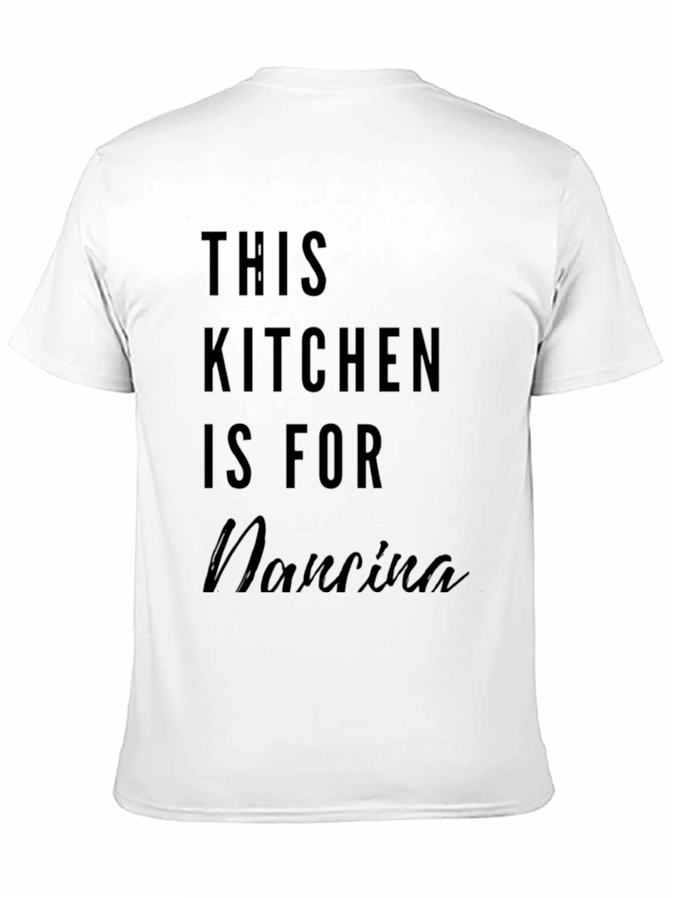 This Kitchen Is For Nanina - Black Tee