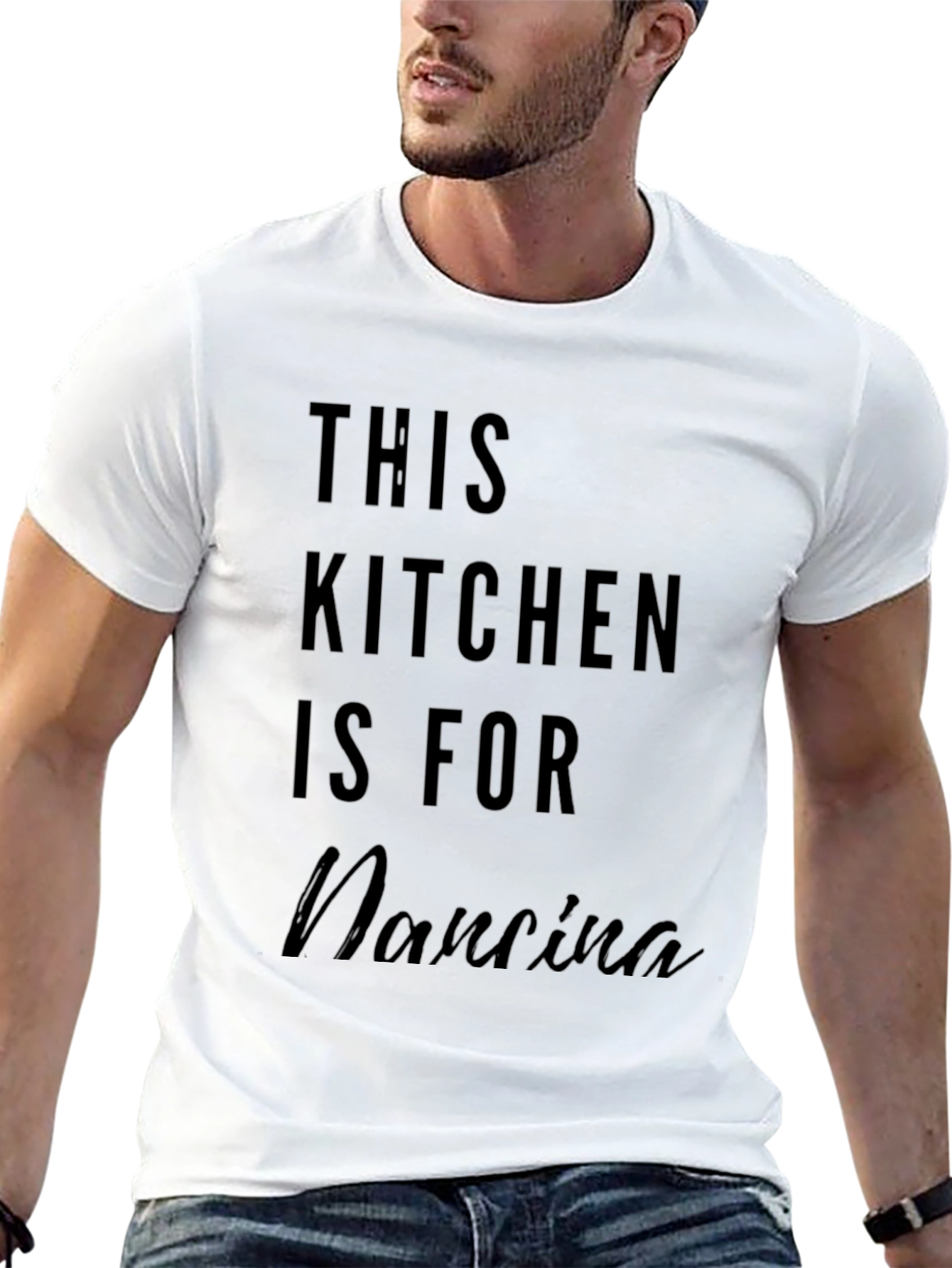 This Kitchen Is For Nanina - Black Tee