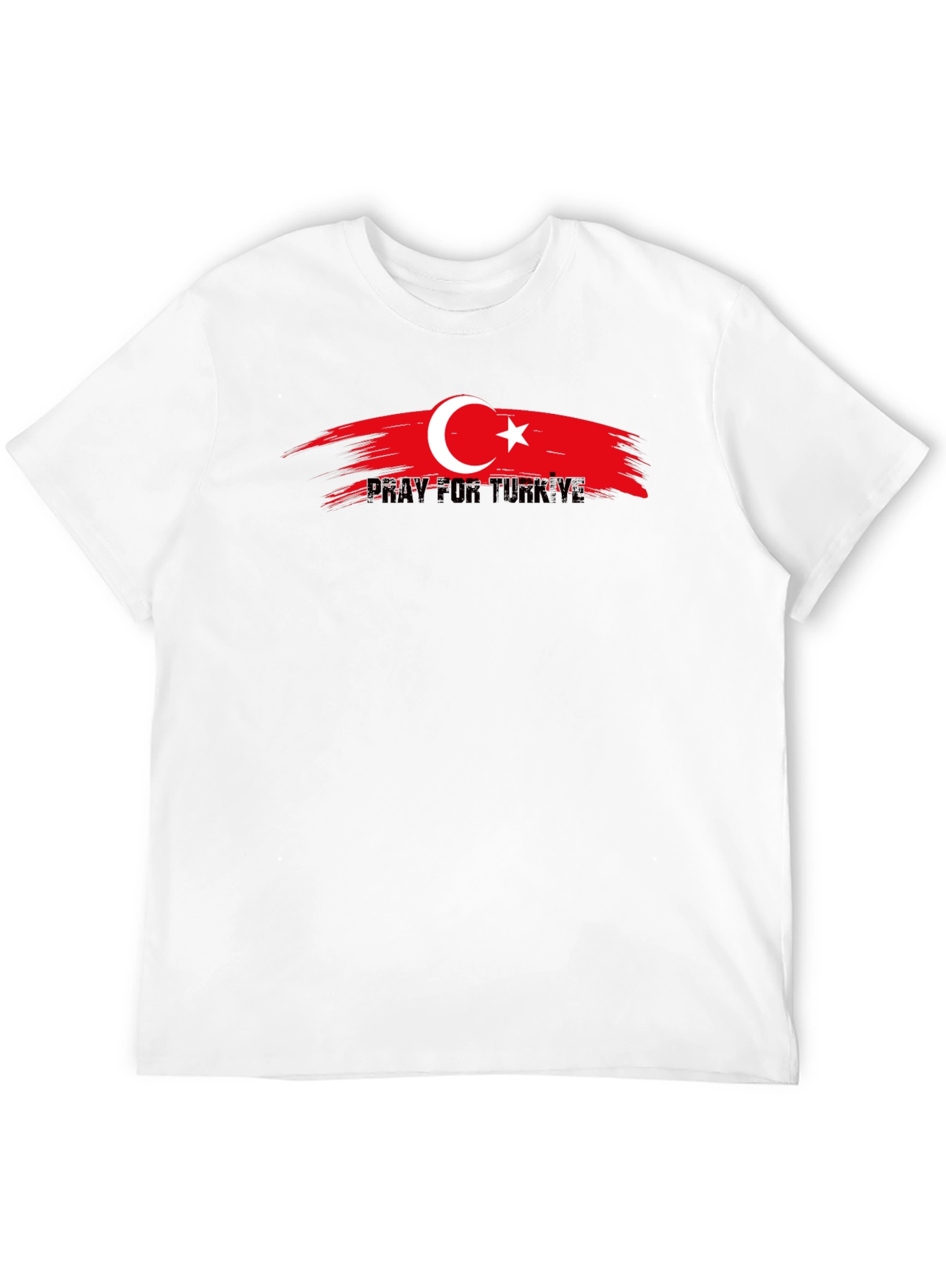 Pray for Turkiye Black T-Shirt