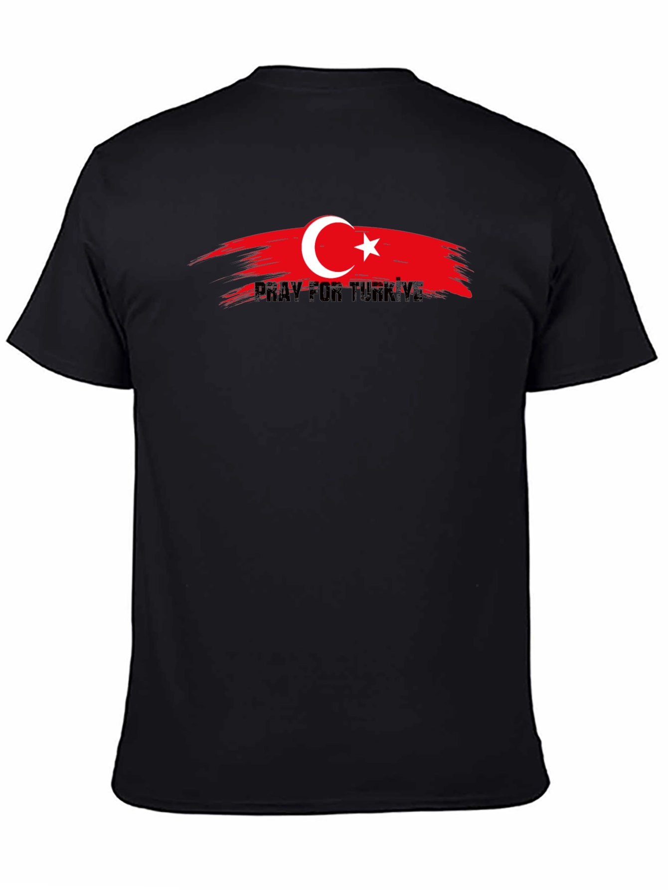 Pray for Turkiye Black T-Shirt