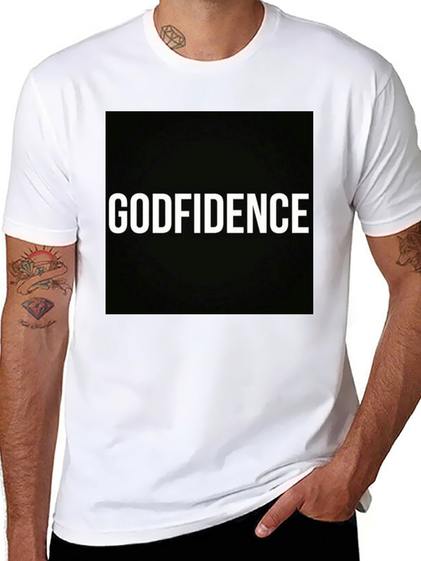 Godfidence Graphic Tee - Black