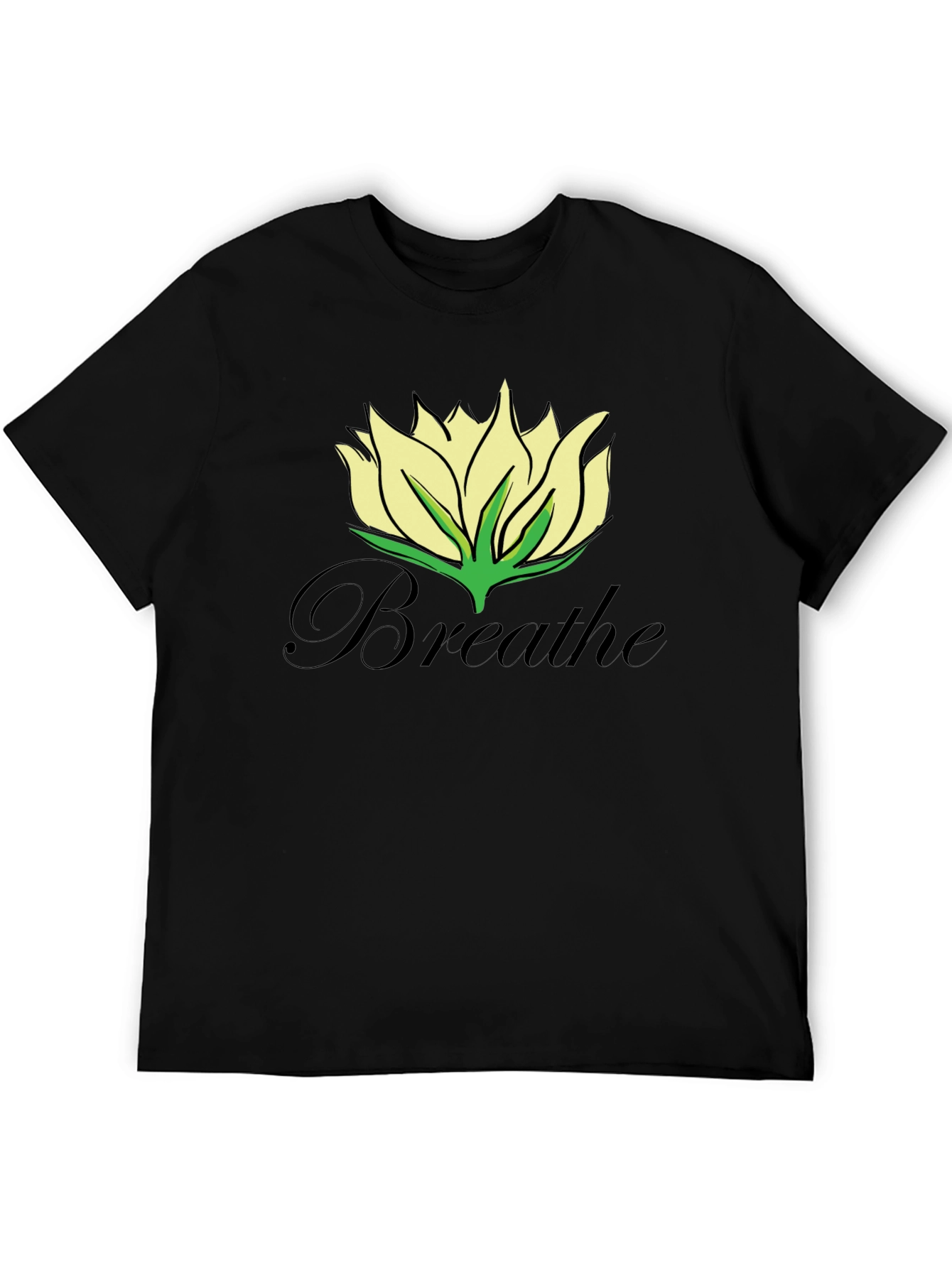 Breathe Lotus Flower T-Shirt