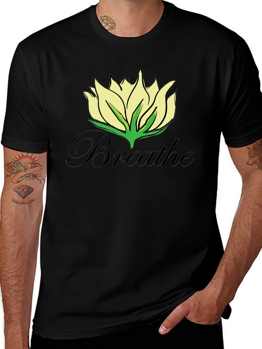 Breathe Lotus Flower T-Shirt