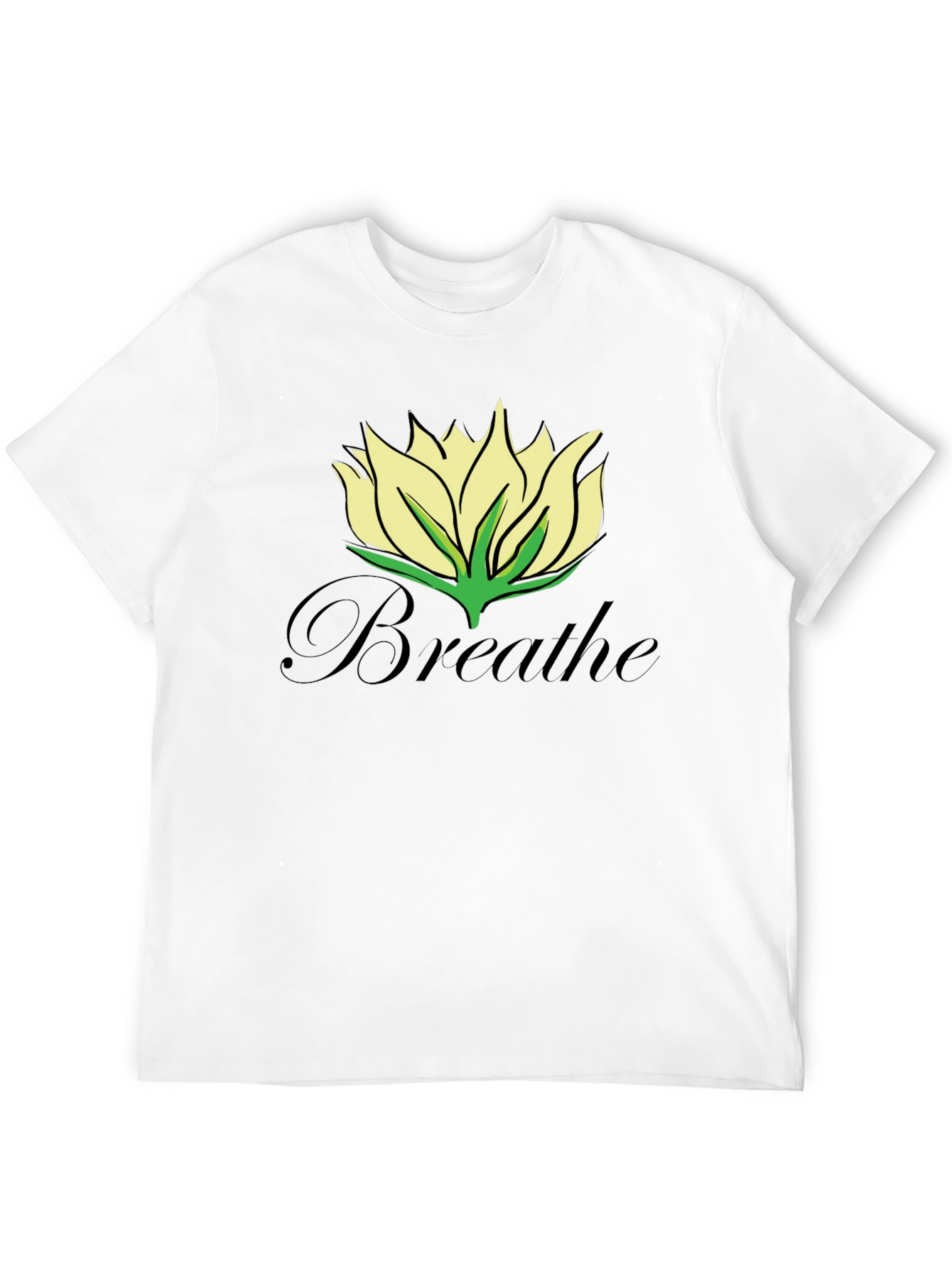 Breathe Lotus Flower T-Shirt