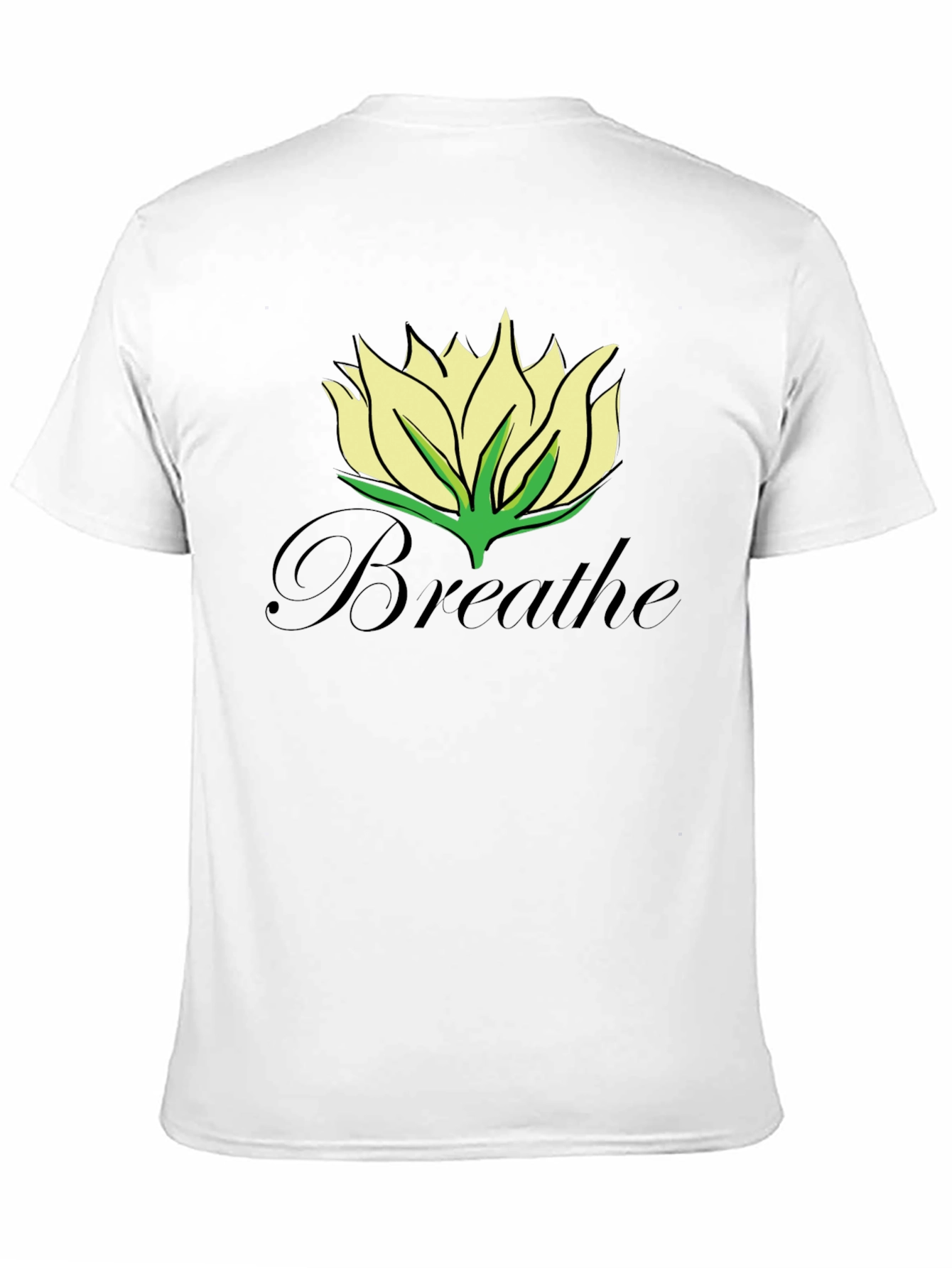 Breathe Lotus Flower T-Shirt