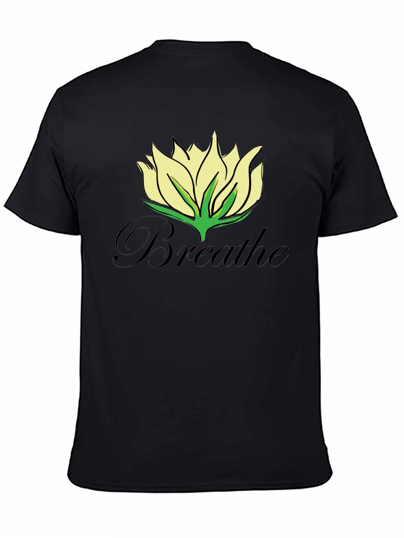 Breathe Lotus Flower T-Shirt